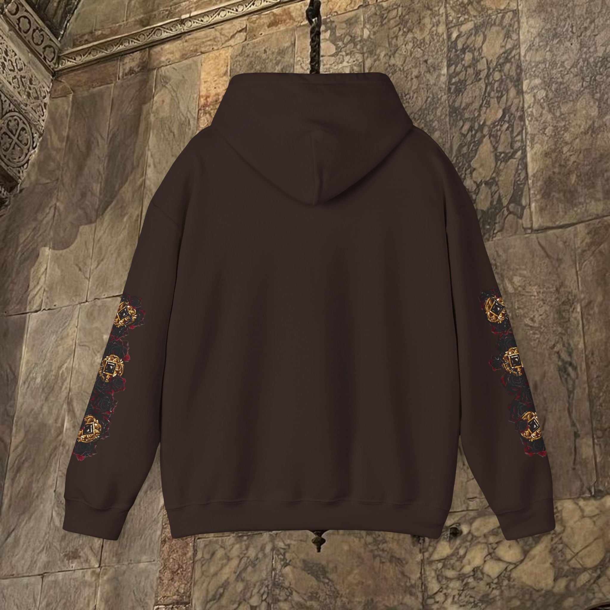 The Kings Fate Byzantine Inspired Graphic Hoodie Front Version
