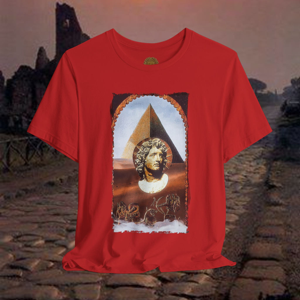 Alexander the Great In Egypt Pyramid Graphic T Shirt