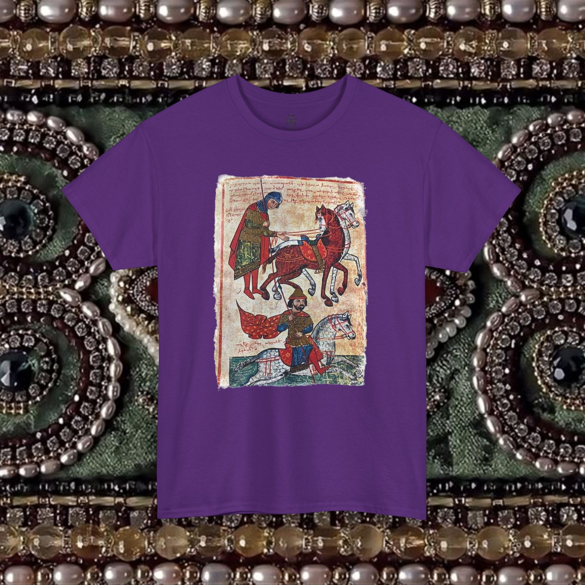 Ancient Armenian Manuscript Religious Graphic T-Shirt
