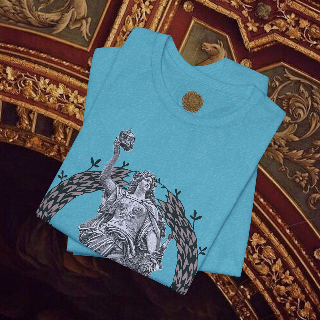 Goddess Victory Neo-Classical Inspired Graphic T-Shirt