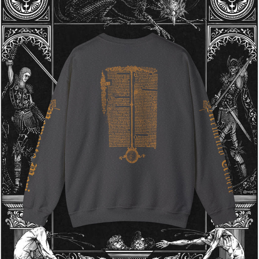 The Circle of Life Medieval Fantasy Inspired Graphic Sweatshirt