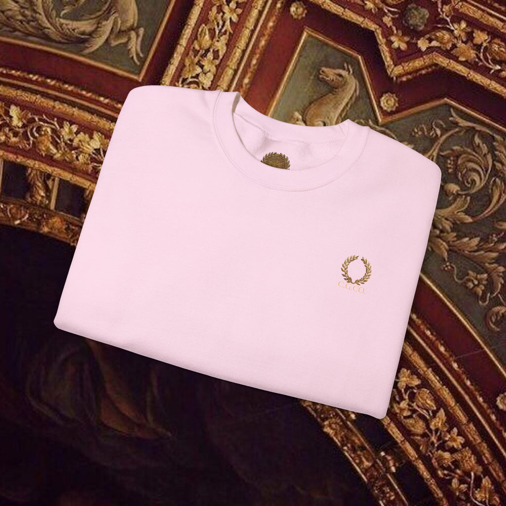 Beauty Through Strength Classically-Inspired Cotton Graphic Sweatshirt Back Version