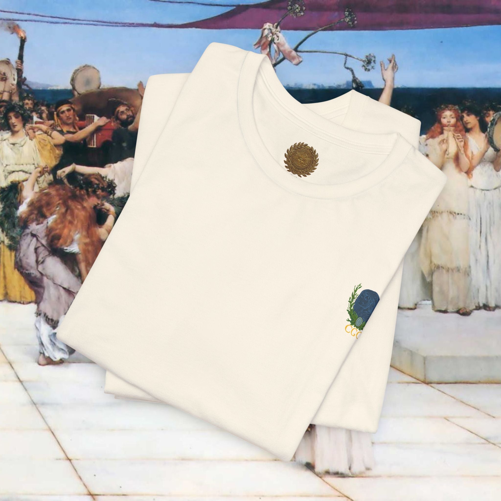 Roman Warrior Plumed Helmet Cameo T-Shirt