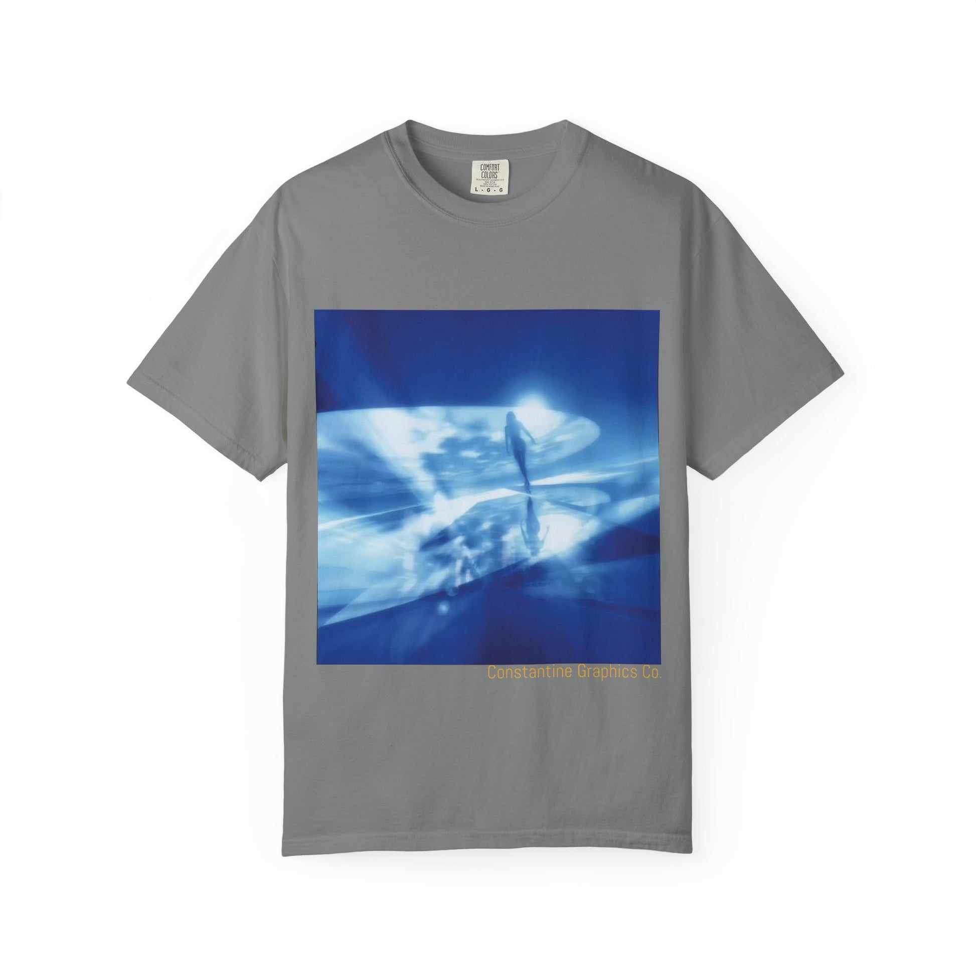 The Blue Portal Cyber Y2k Graphic T Shirt