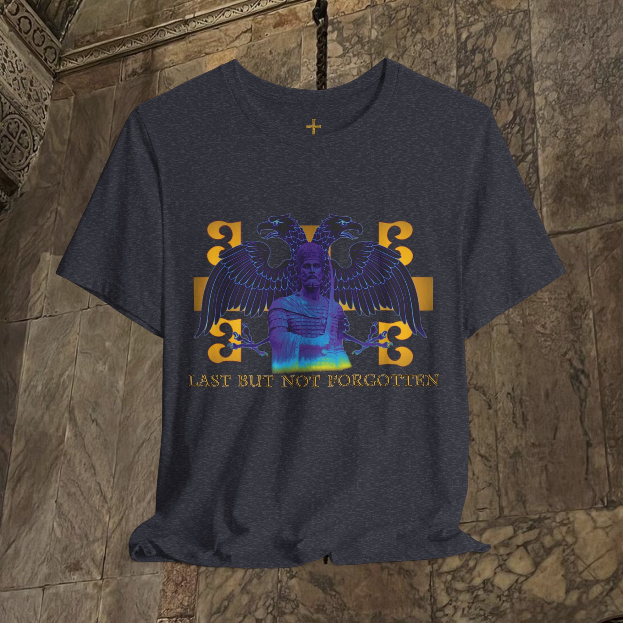 The Last Great Emperor Byzantine Inspired Cotton Graphic T-shirt Front