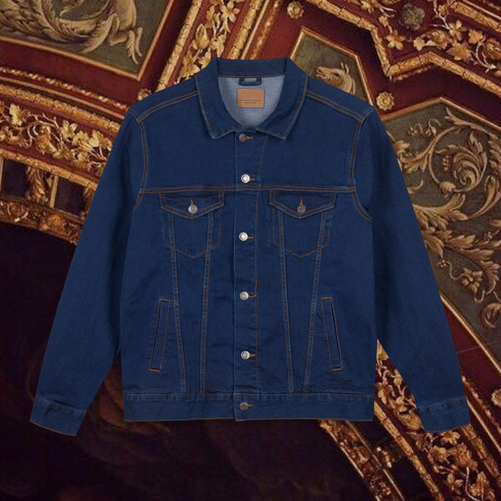 The Emperor's Golden Laurel Unisex Denim Jacket (Embroidery)