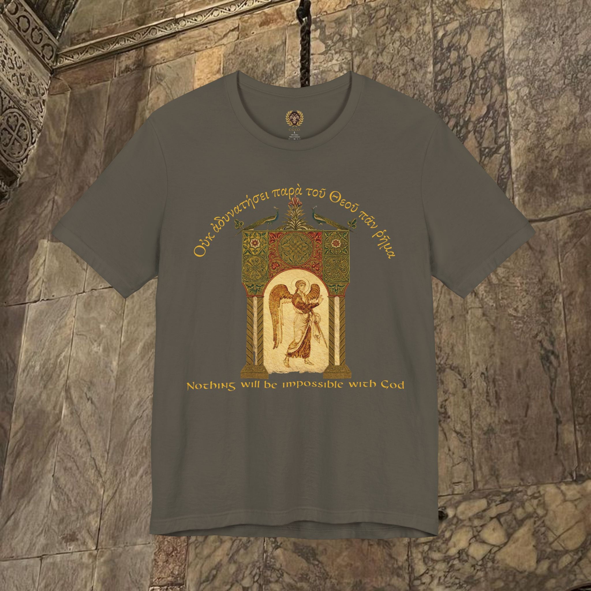 The Guardian's Icon Byzantine Inspired Medieval Inspired Graphic T-Shirt
