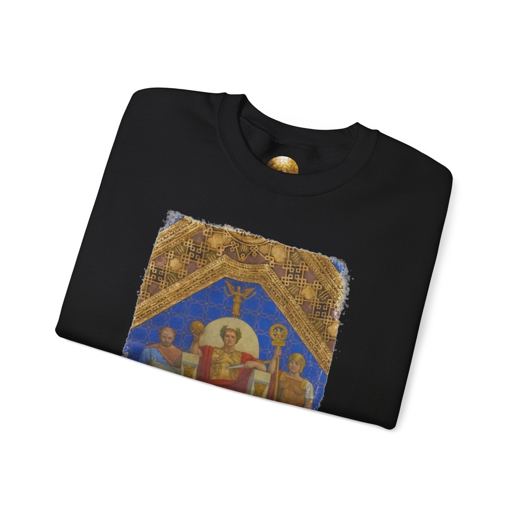 Imperial Throne Art Sweatshirt - Eternal Ruler Design | Constantine Graphics