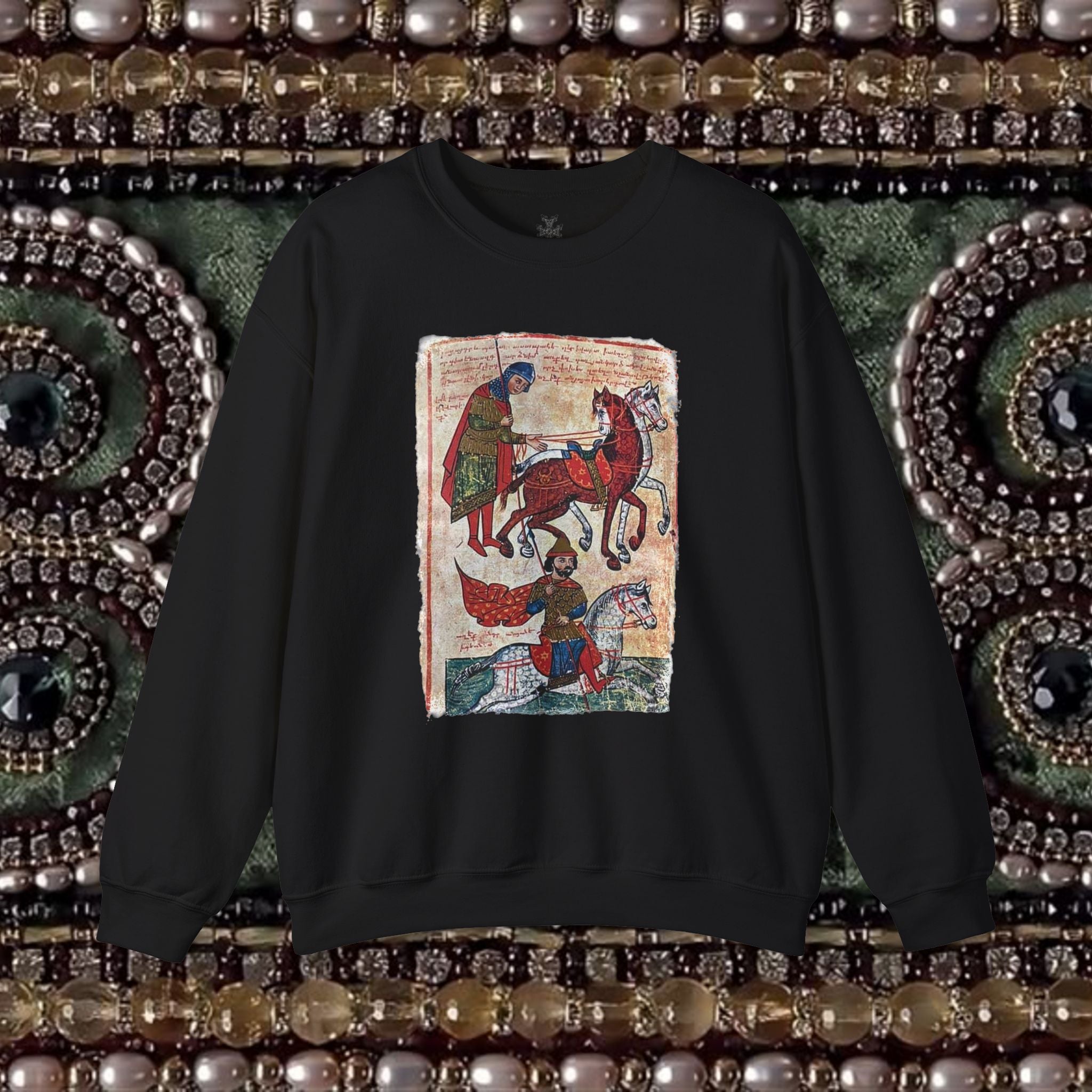 Ancient Armenian Manuscript Art T-Shirt - Sacred Heritage Design