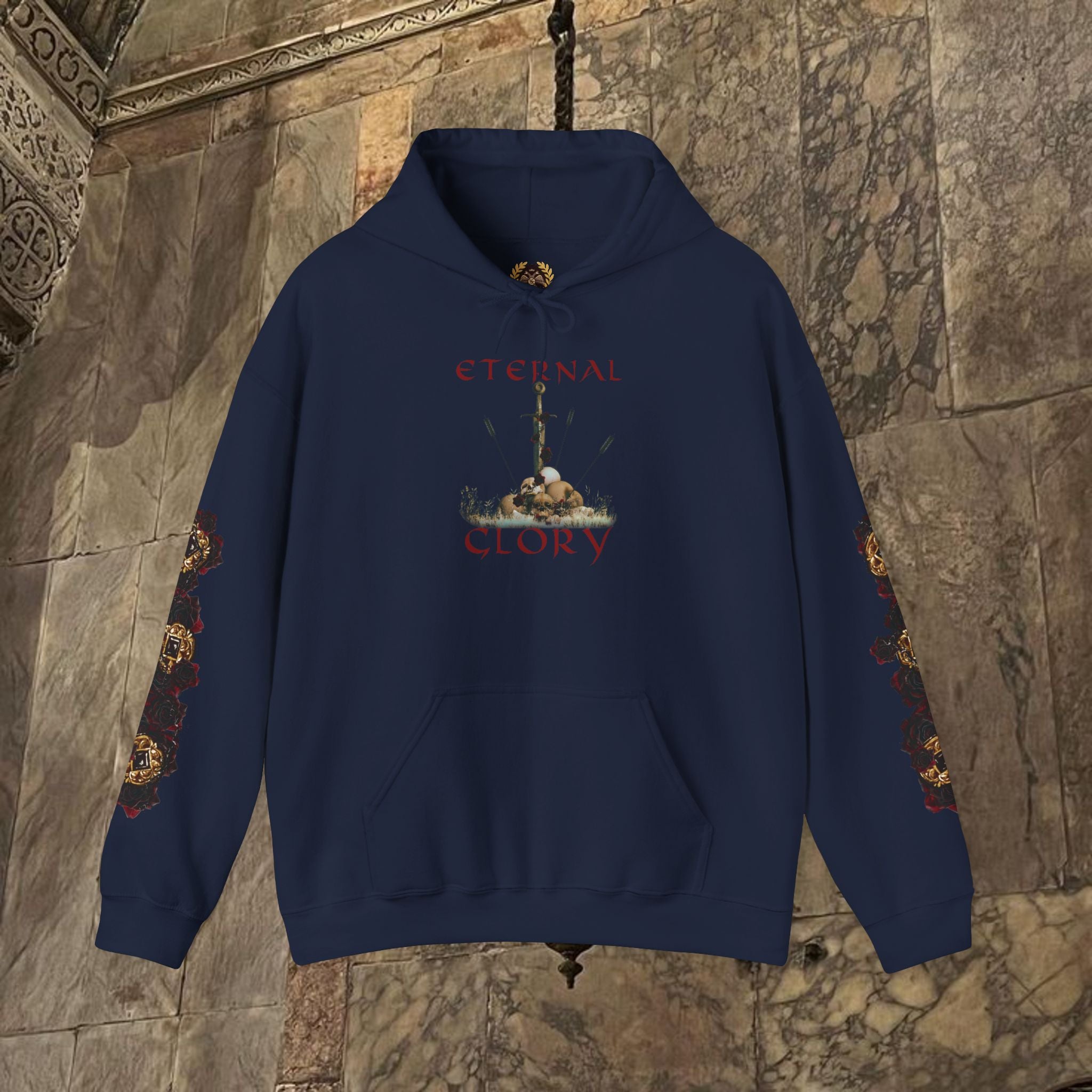 Eternal Glory of the Last Battle Byzantine Inspired Graphic Hoodie