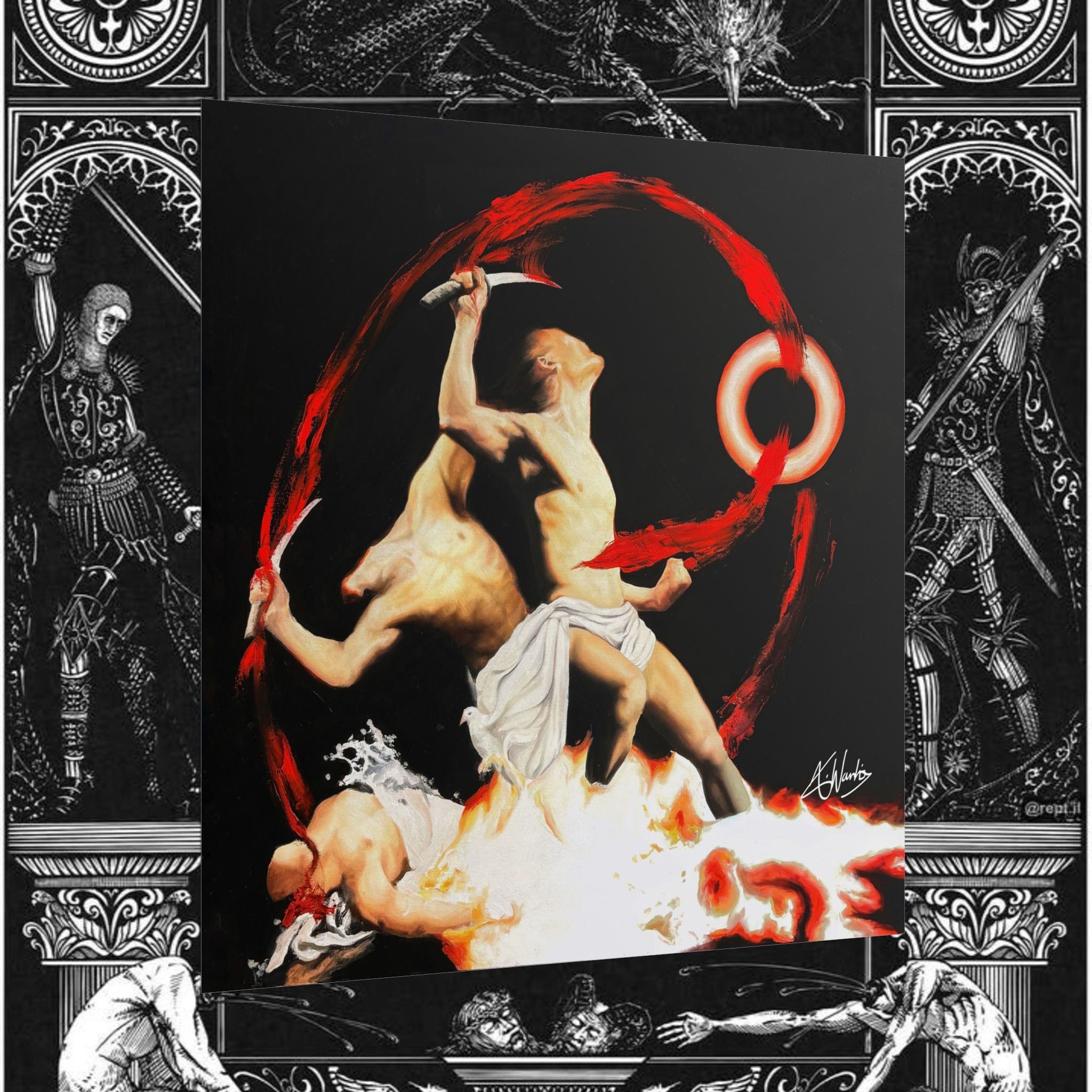 The Samurai's Vengeance Medieval Fantasy Fine Art Print
