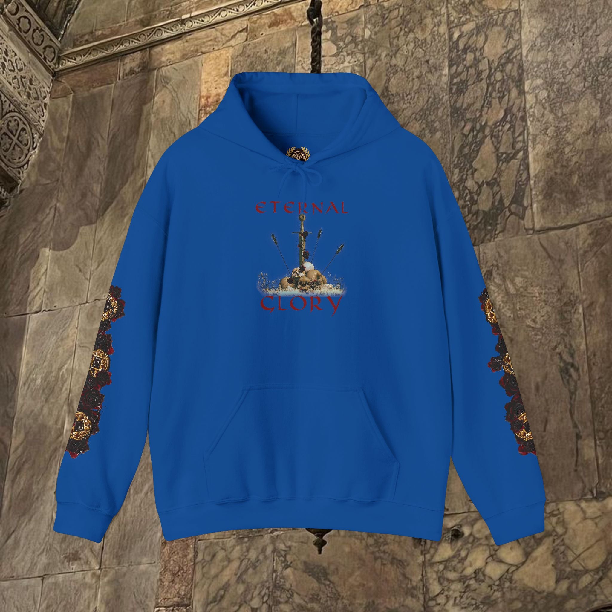 Eternal Glory of the Last Battle Byzantine Inspired Graphic Hoodie