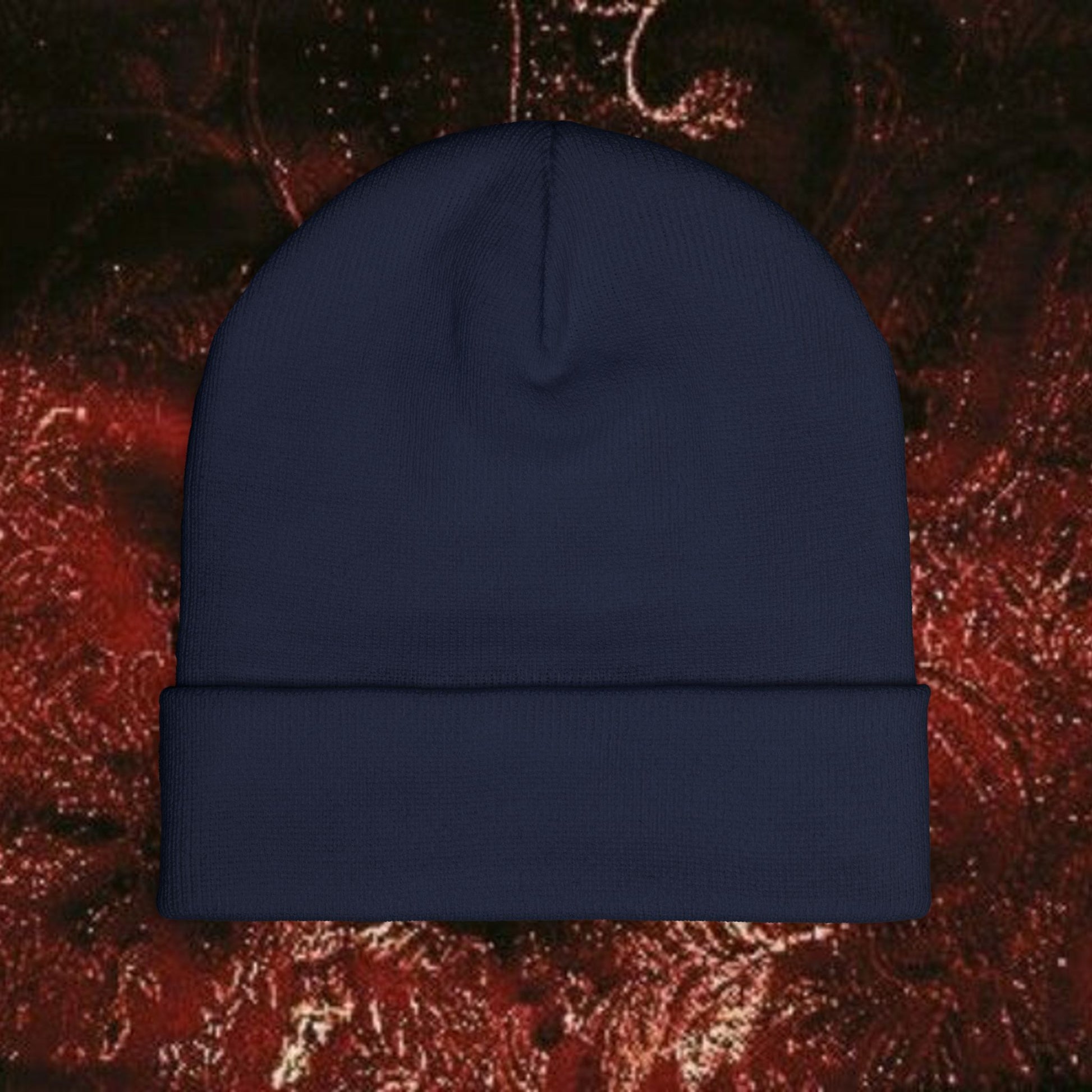 Medusa Wrath Embroidered Knit Beanie