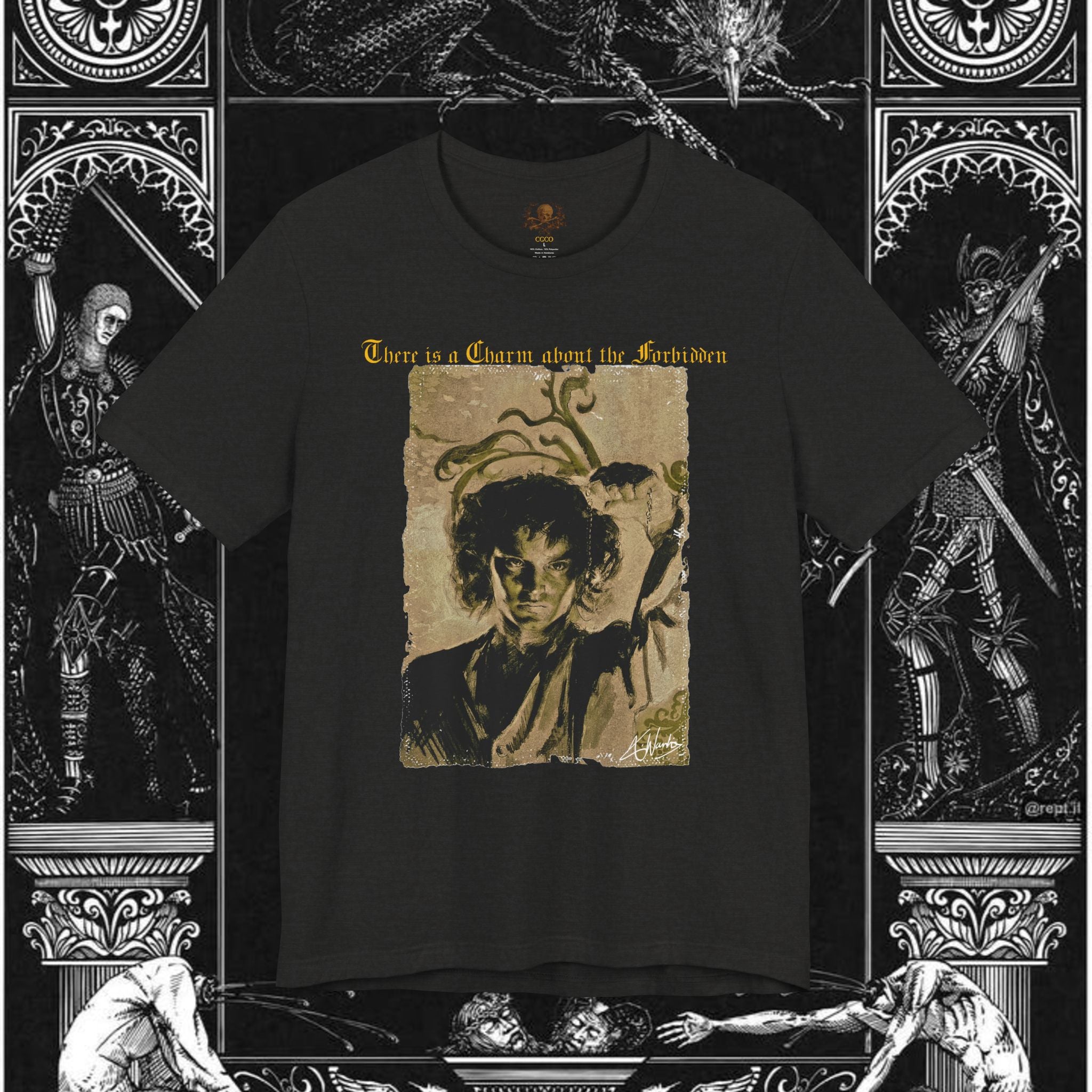 The Last Temptation Medieval Fantasy Graphic Shirt