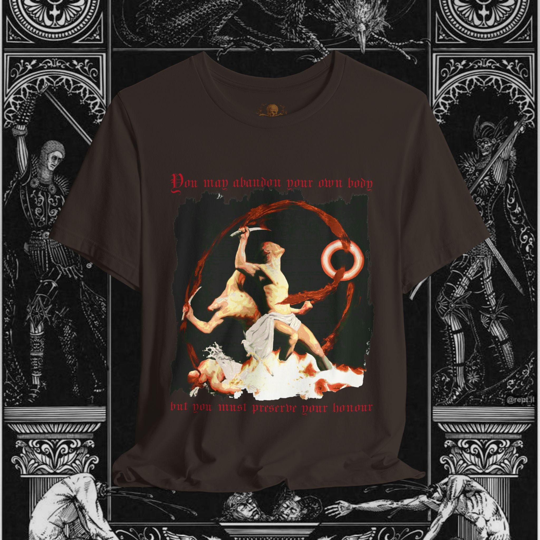 The Samurai's Vengeance Medieval Fantasy Graphic Shirt