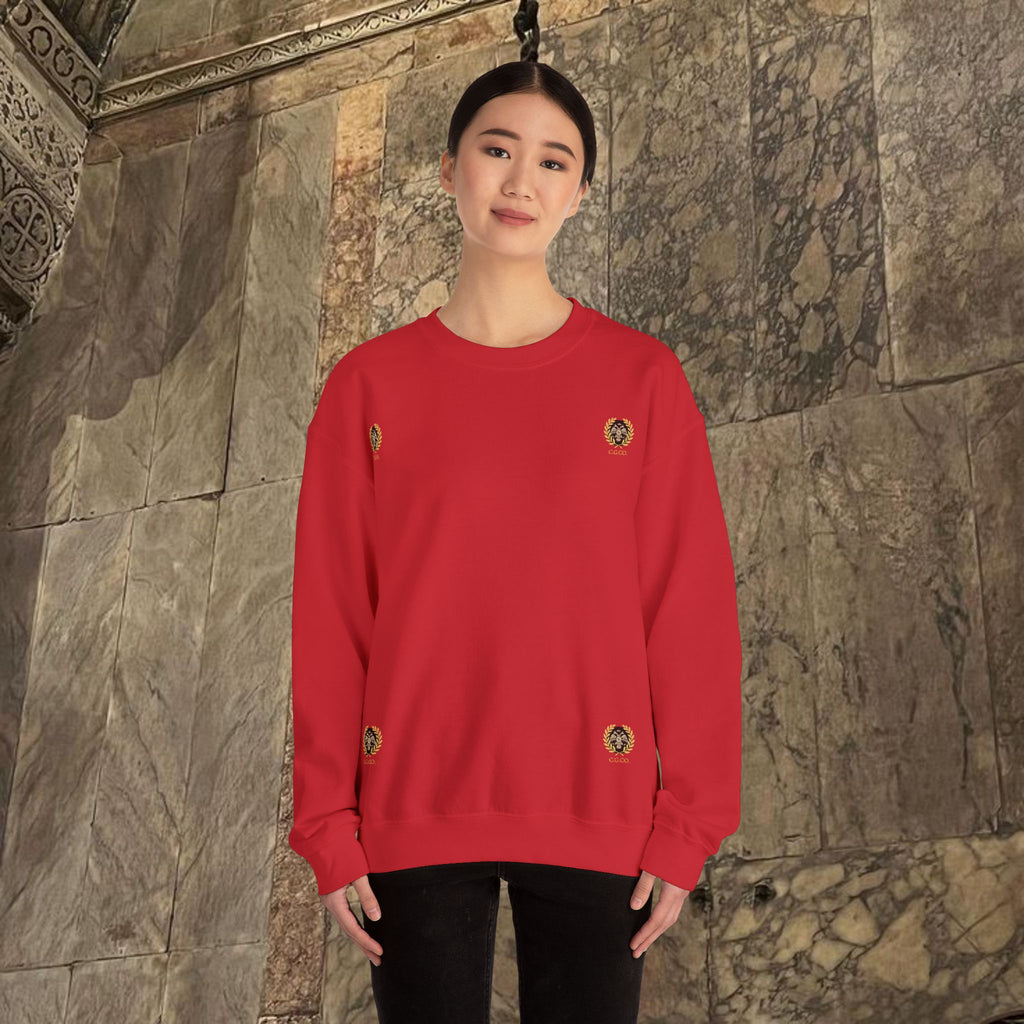 The Last Great Emperor Byzantine Inspired Crewneck Sweatshirt Back Version