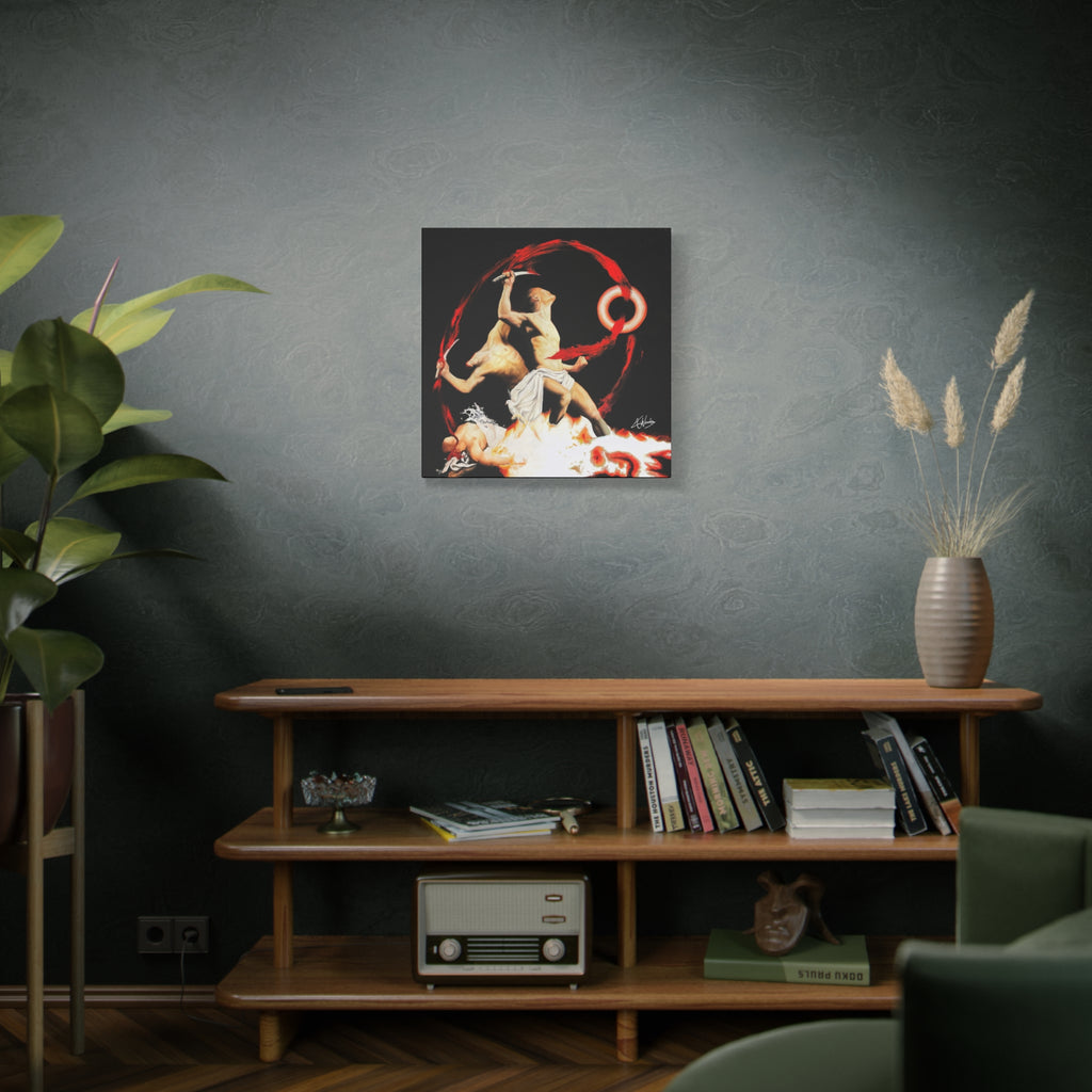 The Samurai's Vengeance Medieval Fantasy Canvas
