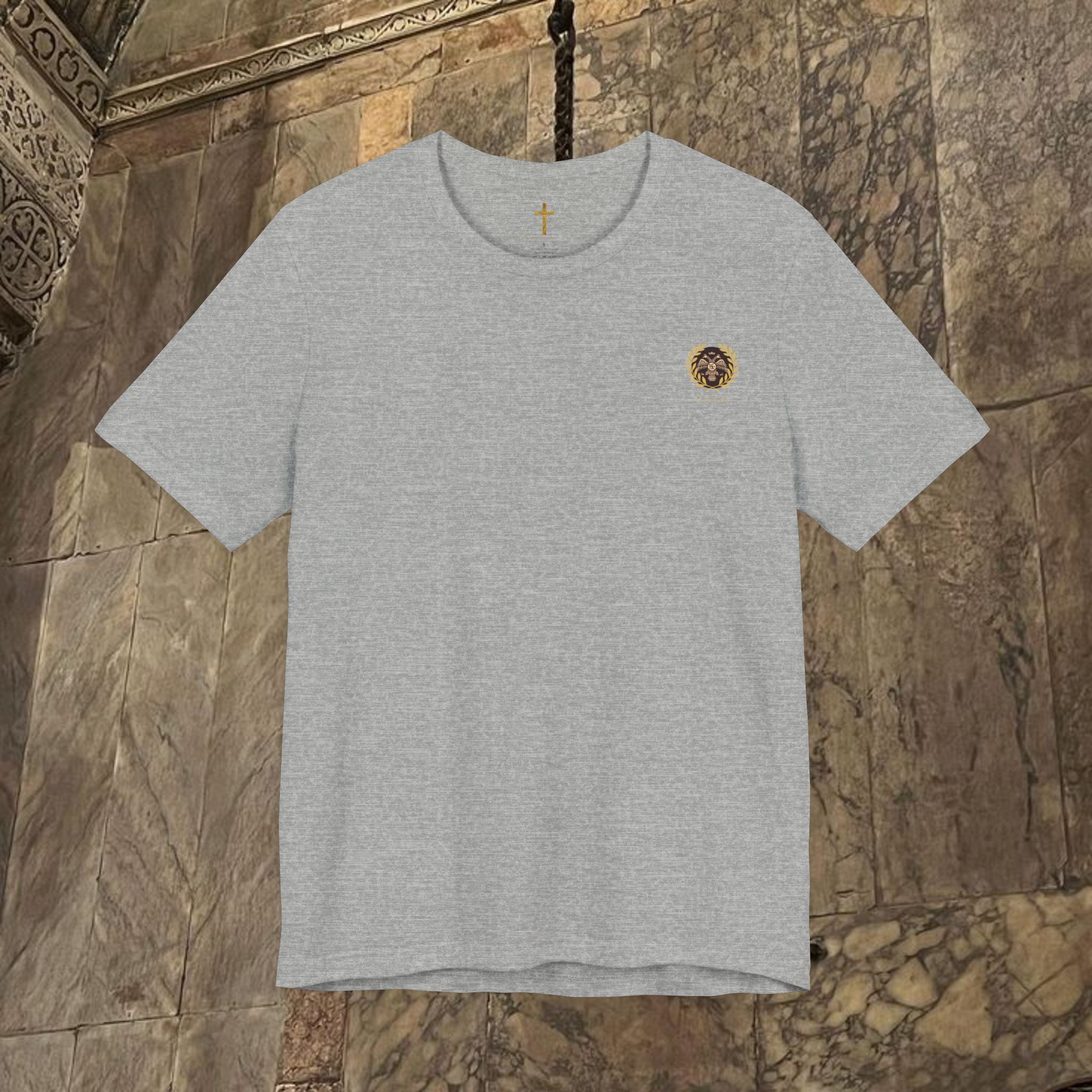 The Kings Fate Byzantine Inspired Cotton Graphic T-shirt Back version