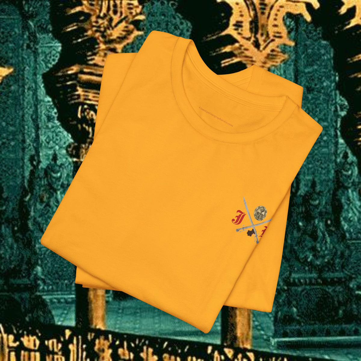 Mythic Vitalism, Sanguis Christianus Vetus Exploration and Adventure Inspired Graphic T Shirt Back Version