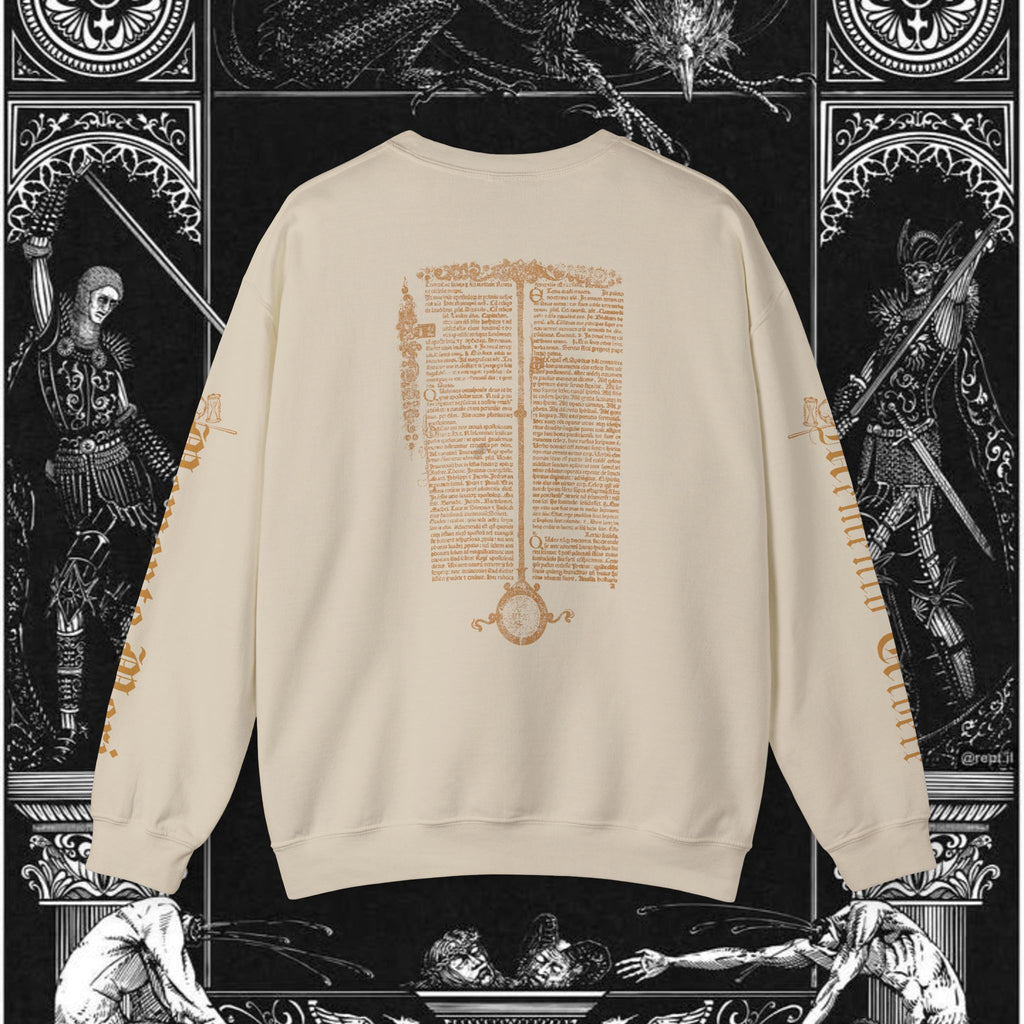 The Circle of Life Medieval Fantasy Inspired Graphic Sweatshirt