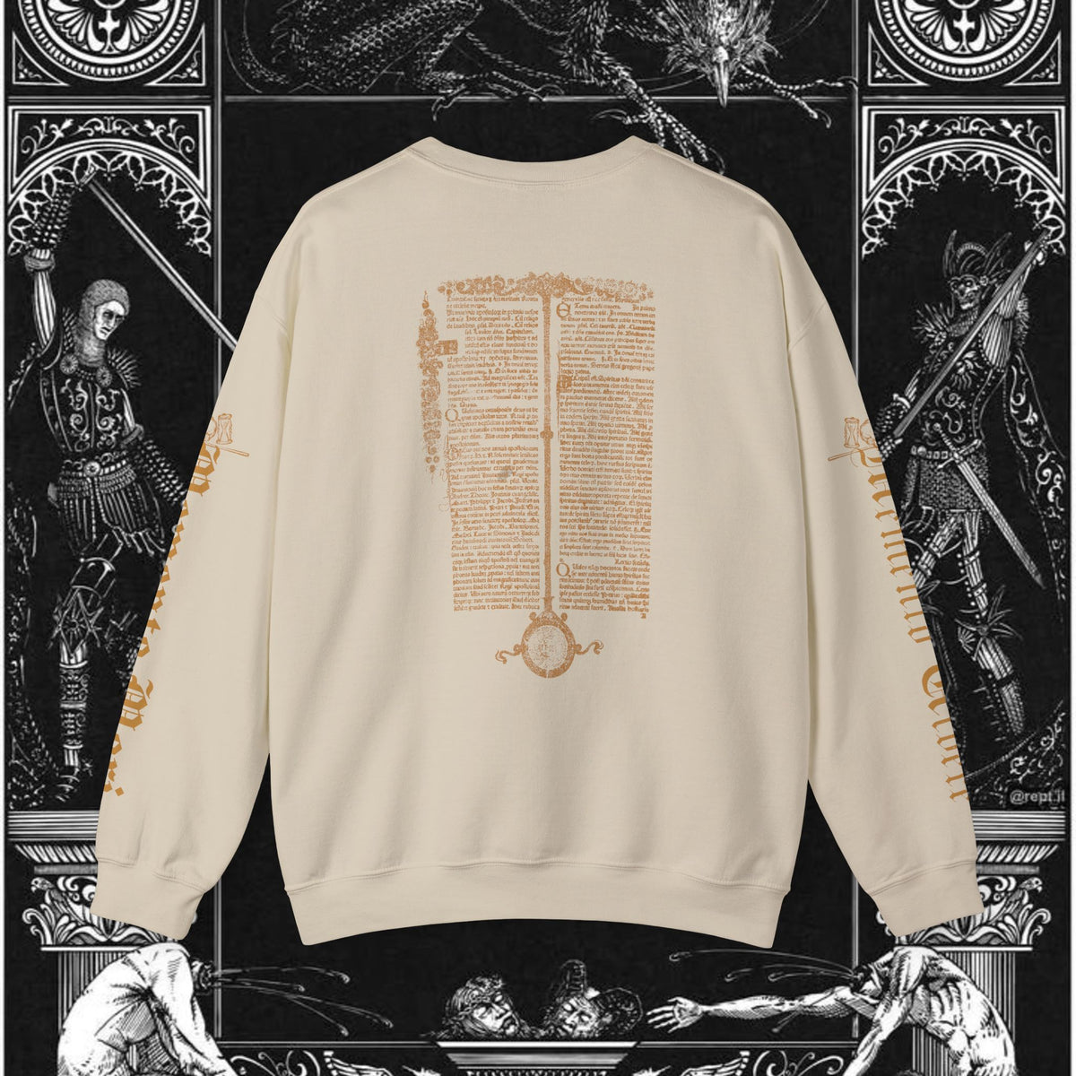 The Circle of Life Medieval Fantasy Inspired Graphic Sweatshirt