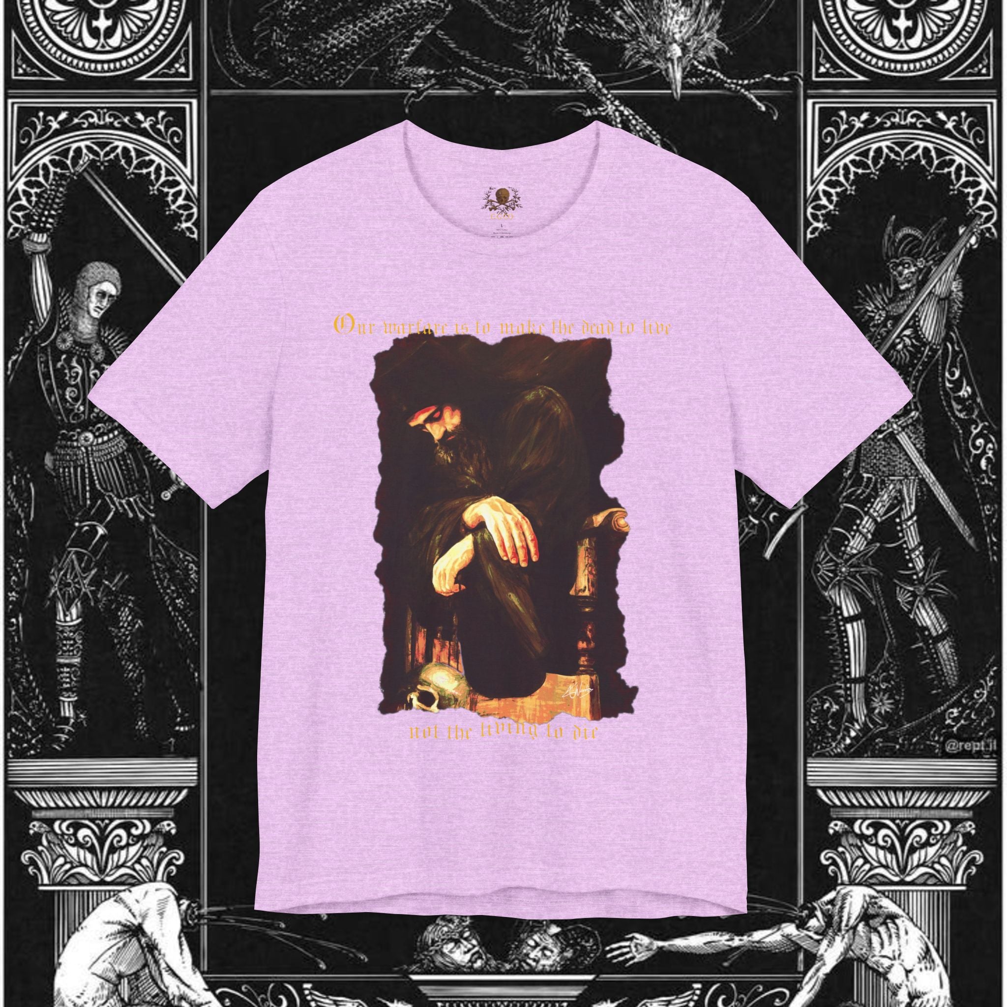 Man's Memento Medieval Fantasy Graphic T Shirt