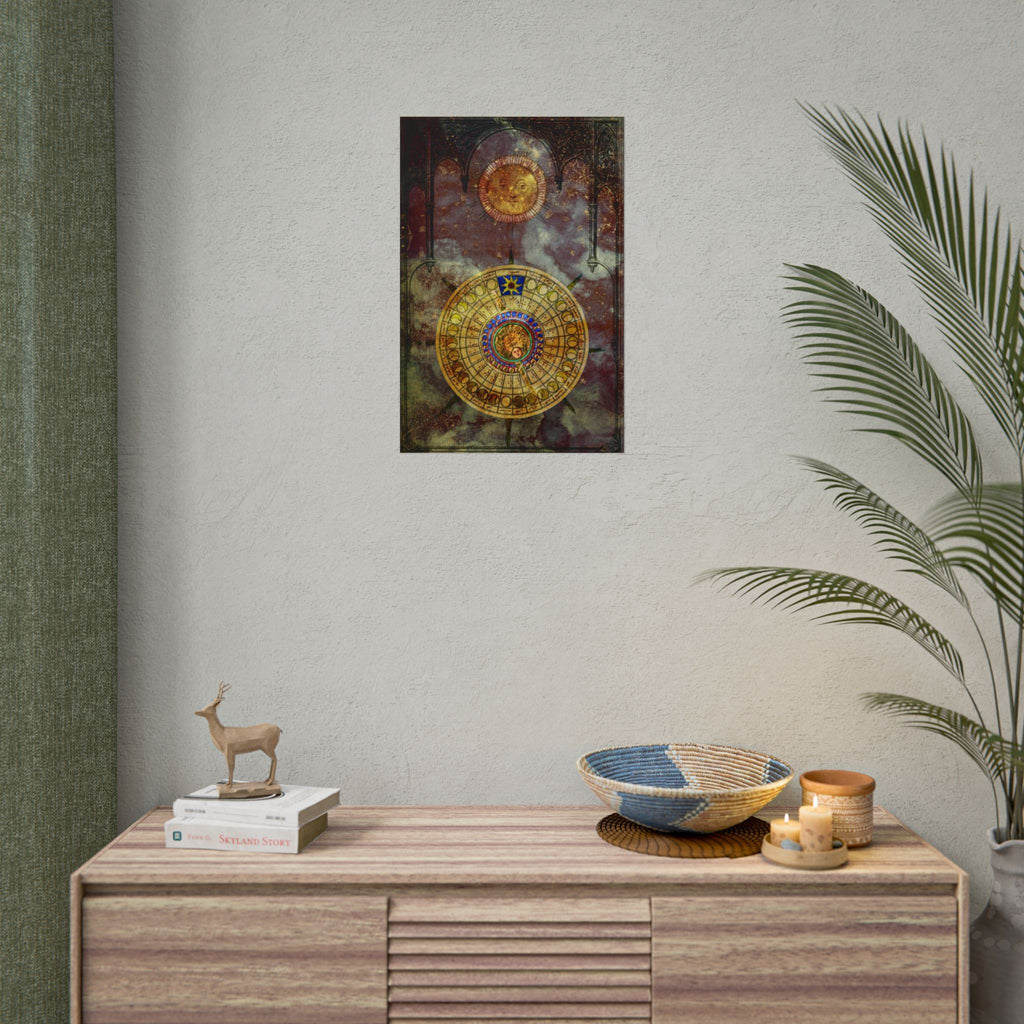 The Dials of the Cosmos Medieval Fantasy Inspired Prints