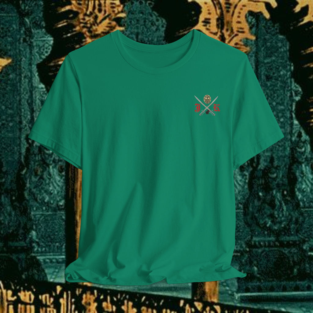 Mythic Vitalism, Sanguis Christianus Vetus Exploration and Adventure Inspired Graphic T Shirt Back Version