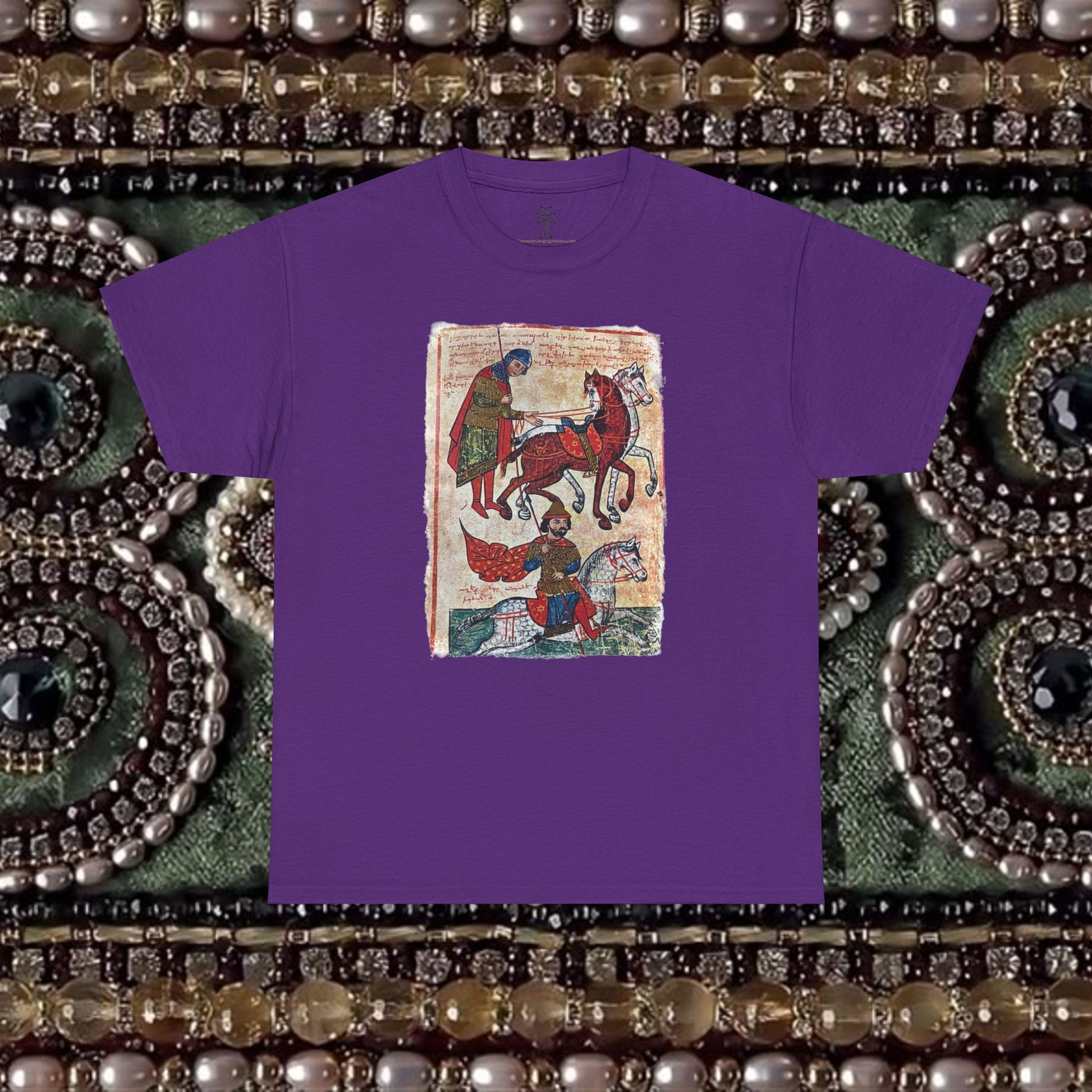 Ancient Armenian Manuscript Religious Graphic T-Shirt