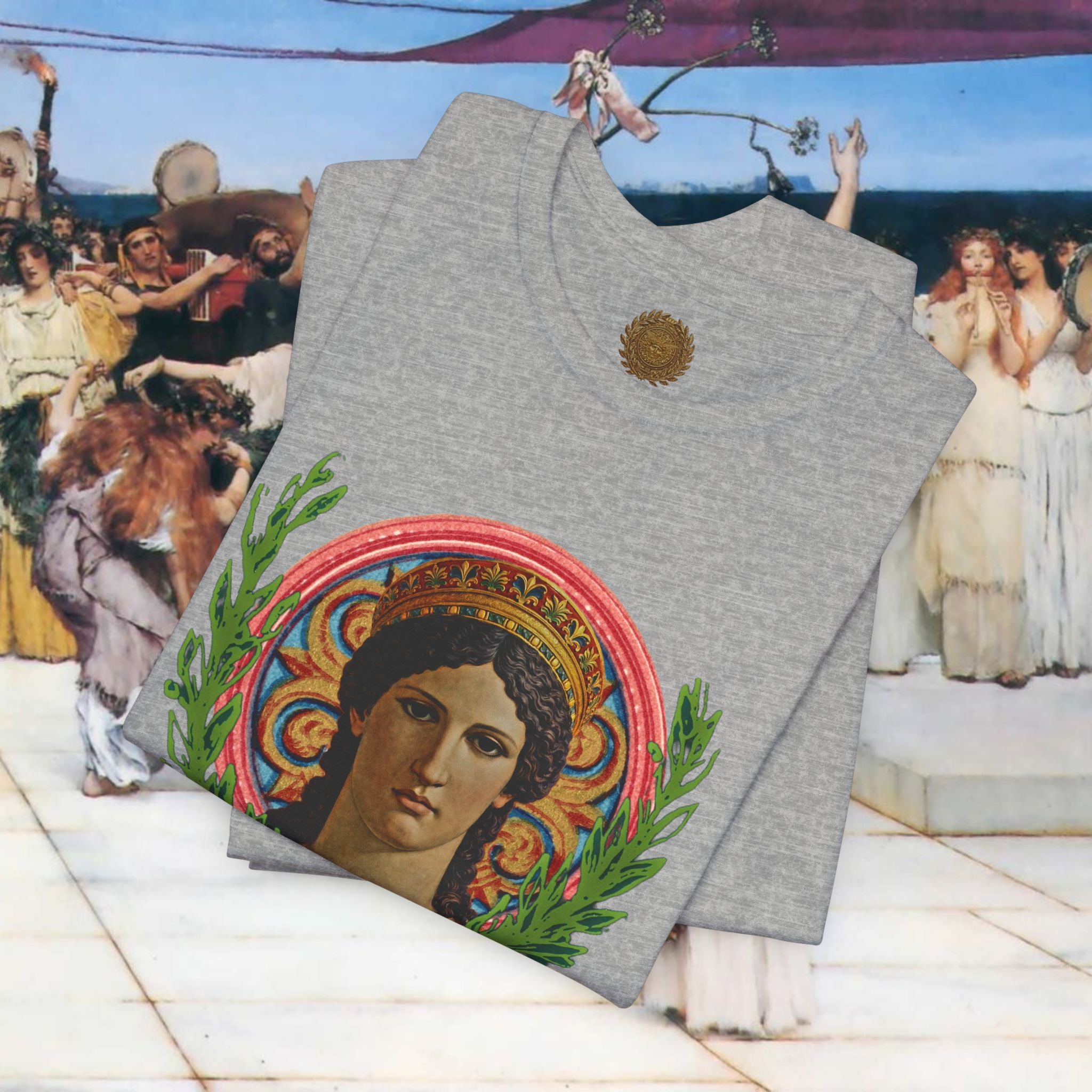 Hera's Wondering – Greek Goddess Coloured Diadem T-Shirt