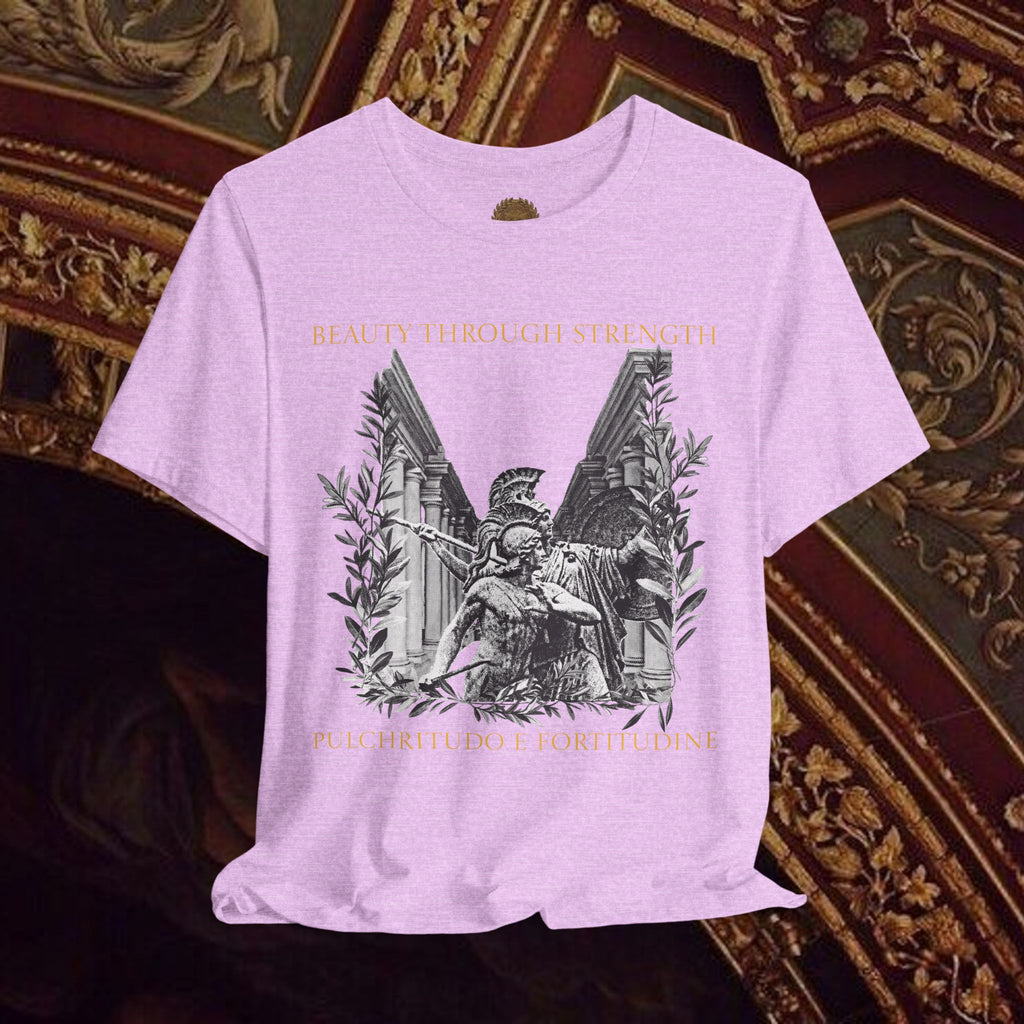 The Goddess's Protection Classically-Inspired Cotton Graphic T Shirt