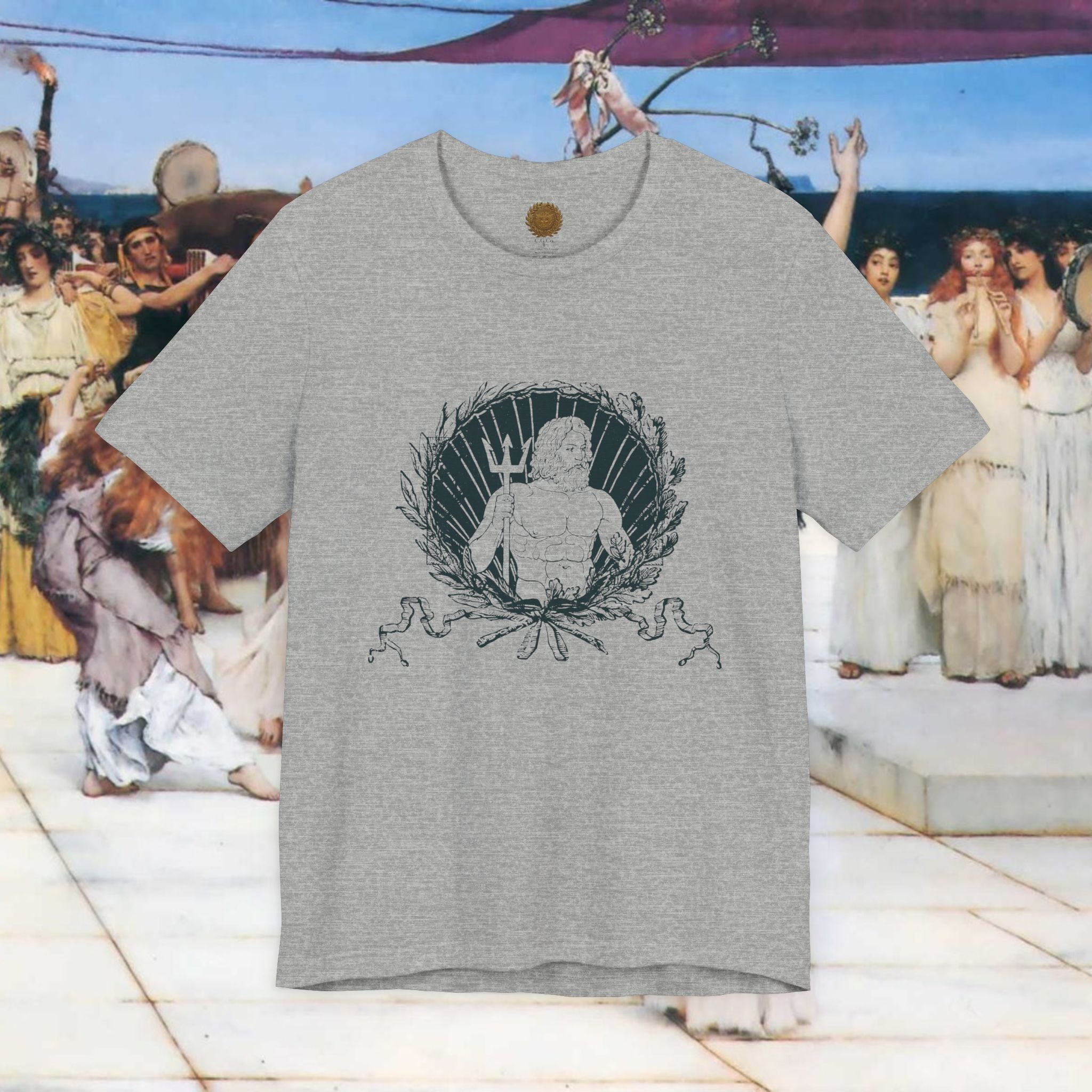 Neptune's Domain Graphic T Shirt – Roman God of the Sea   Mythology