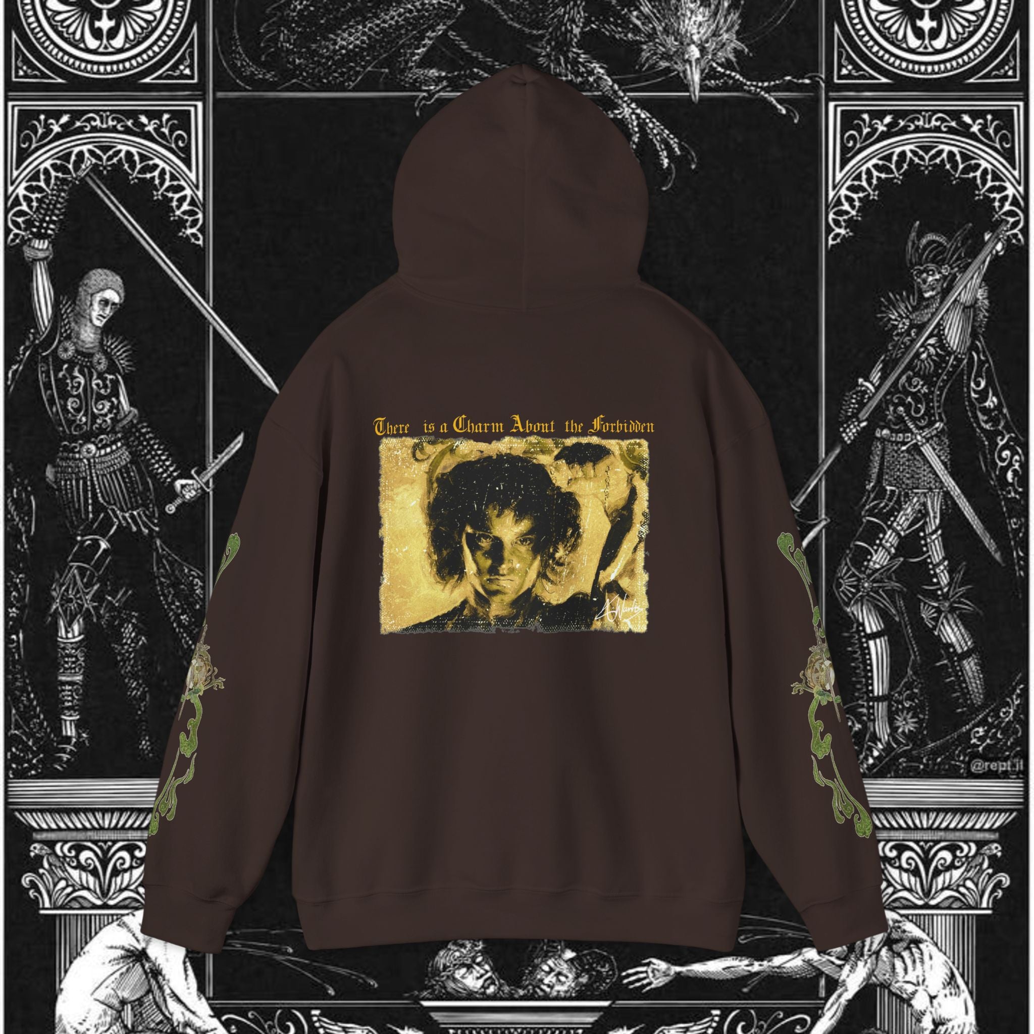 The Last Temptation Medieval Fantasy Graphic Hoodie