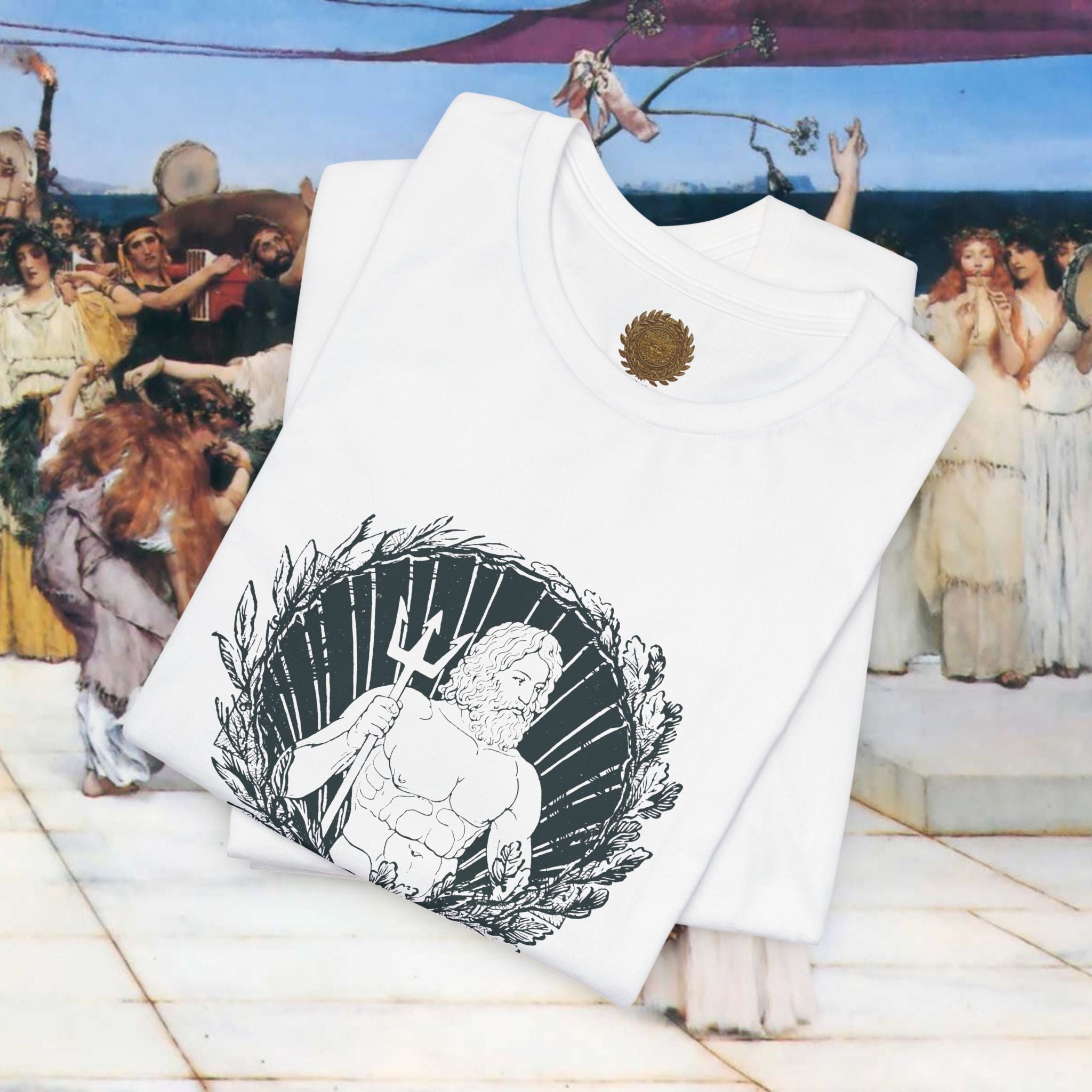 Neptune's Domain Roman Sea God T-Shirt