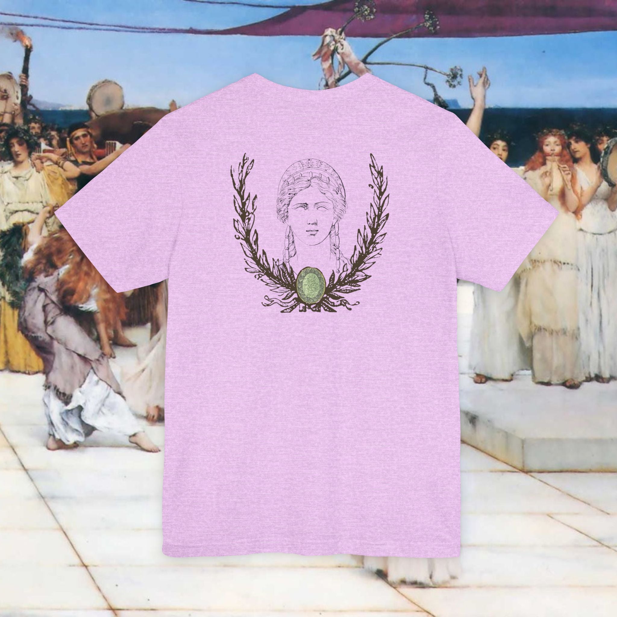 Hera's Wondering Greek Goddess Ornate Diadem T-Shirt