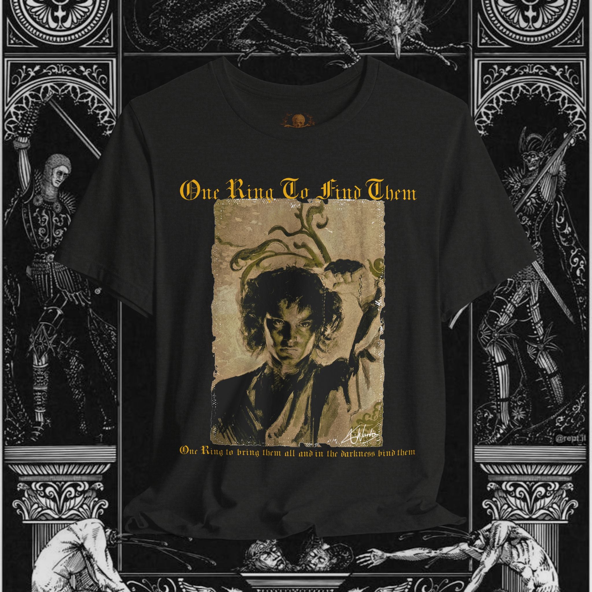 The Last Temptation Medieval Fantasy Graphic Shirt