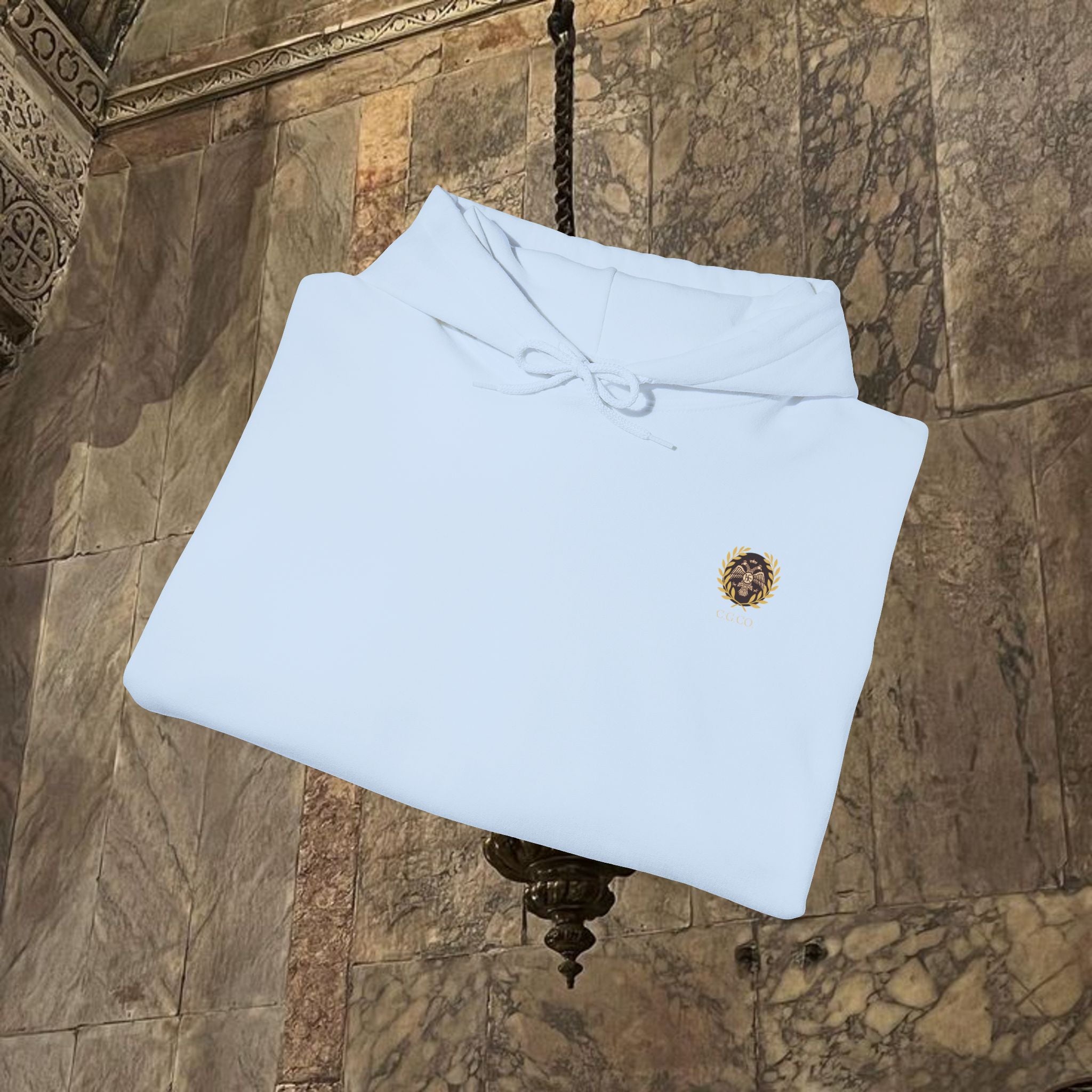 The Last Great Emperor Byzantine Inspired Graphic Hoodie Back Version