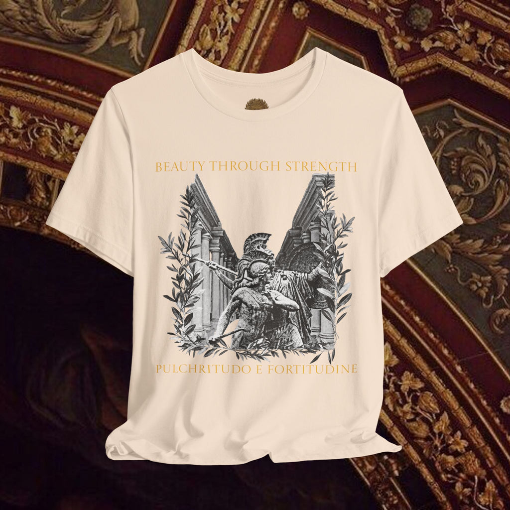 The Goddess's Protection Classically-Inspired Cotton Graphic T Shirt