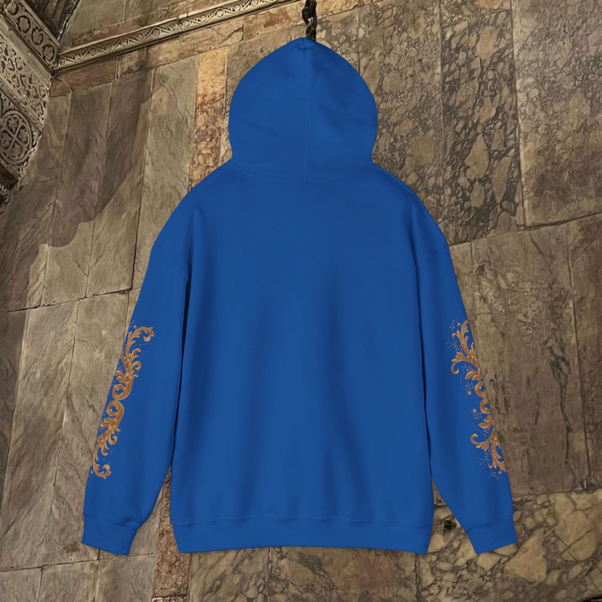 Byzantine Manuscript Art Hoodie - Orthodox Icon Design