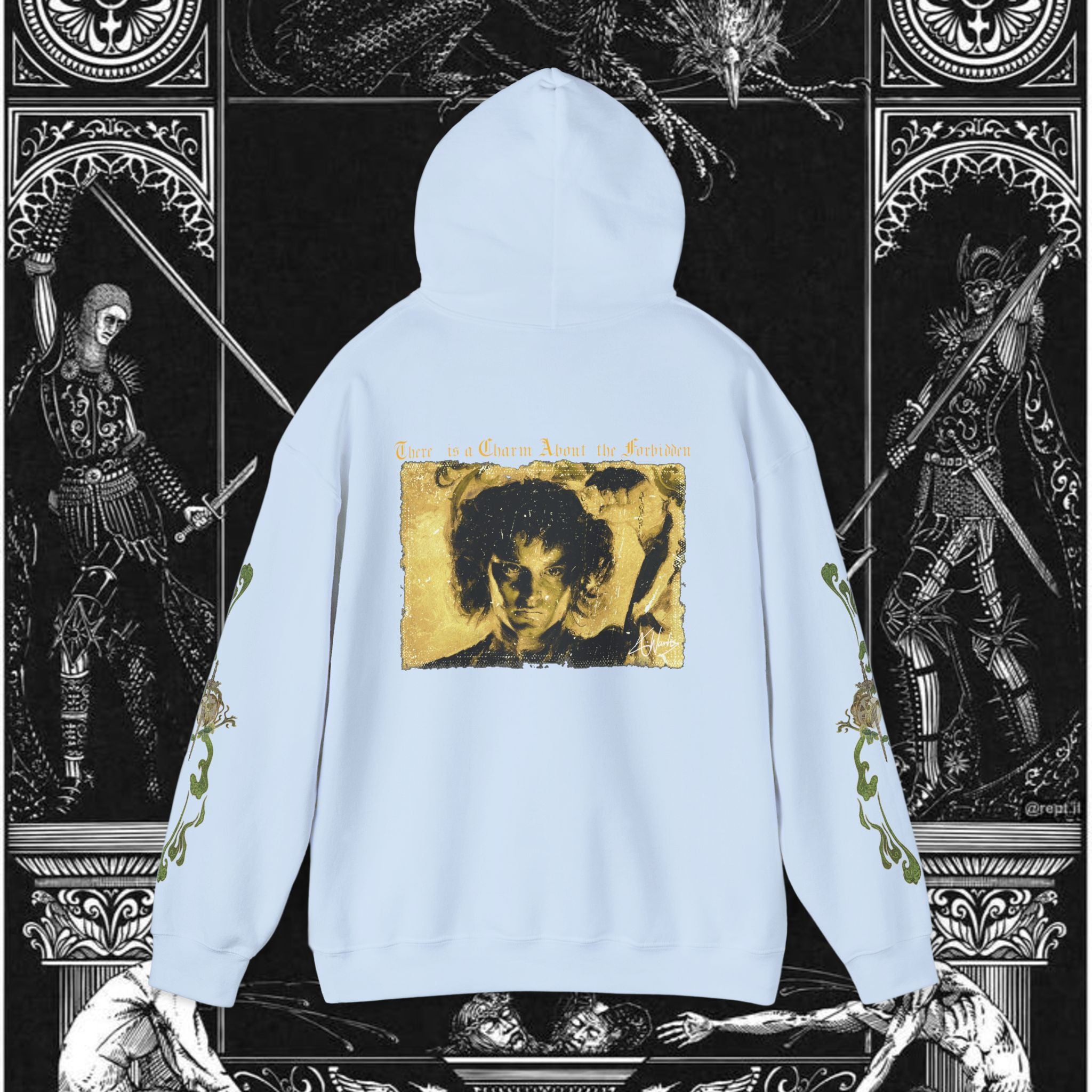 The Last Temptation Medieval Fantasy Graphic Hoodie