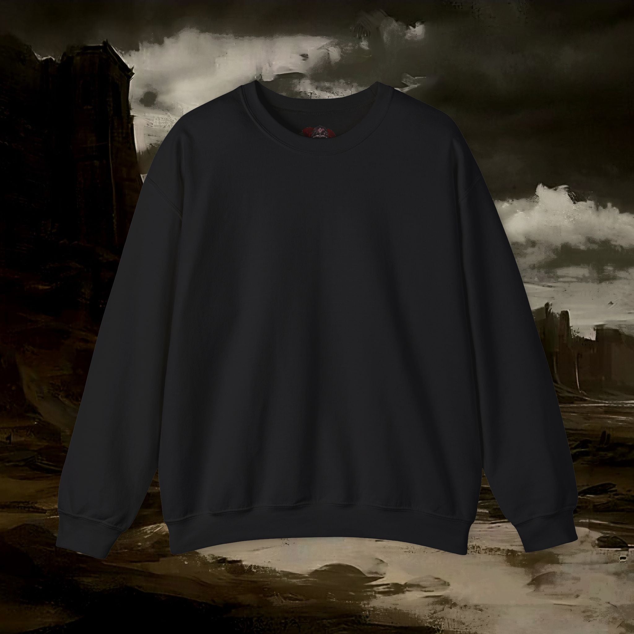 The Barbarian's Mirror Fantasy Medieval Inspired Unisex Sweatshirt Back Version