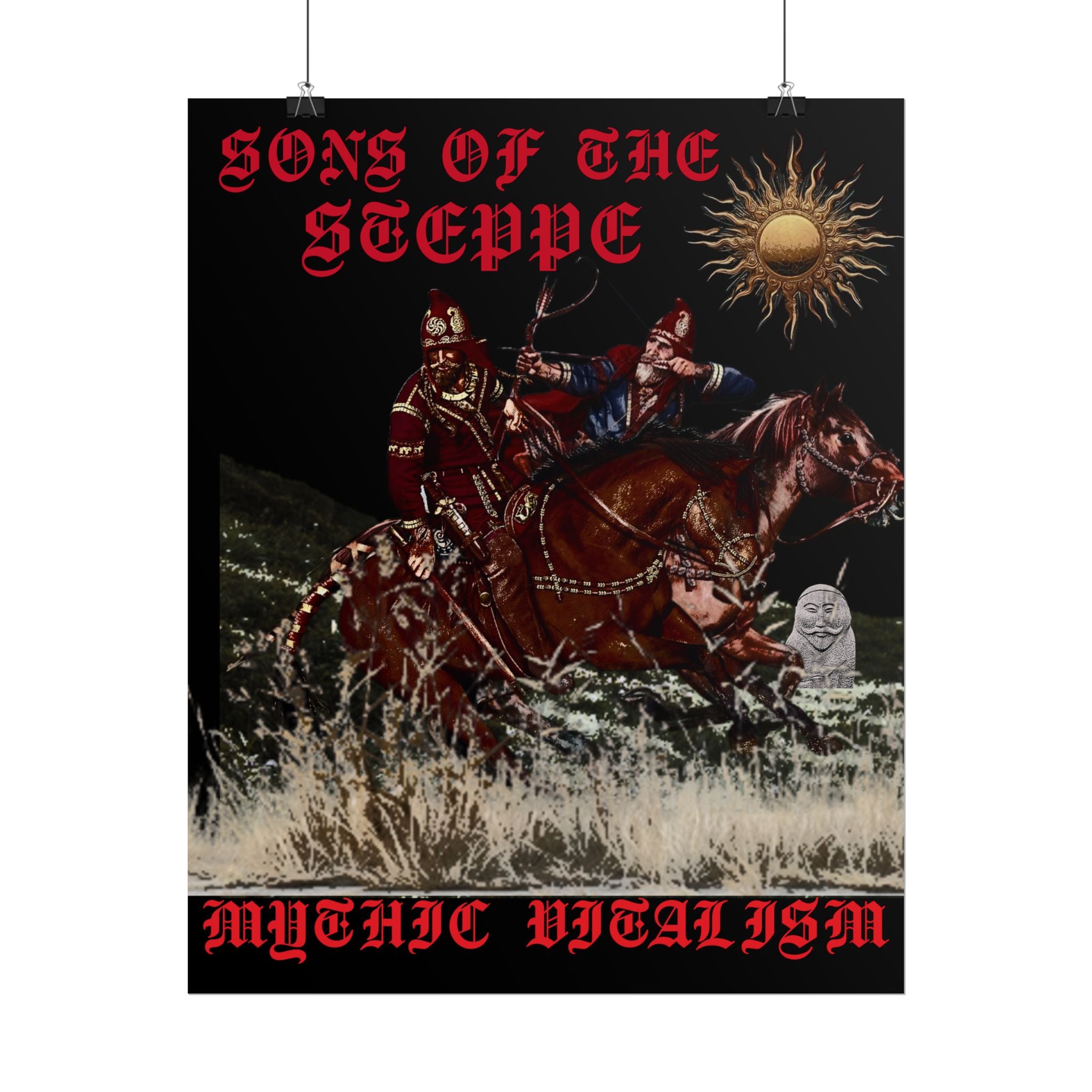 Sons of the Steppe Early Medieval Ancient Rolled Posters