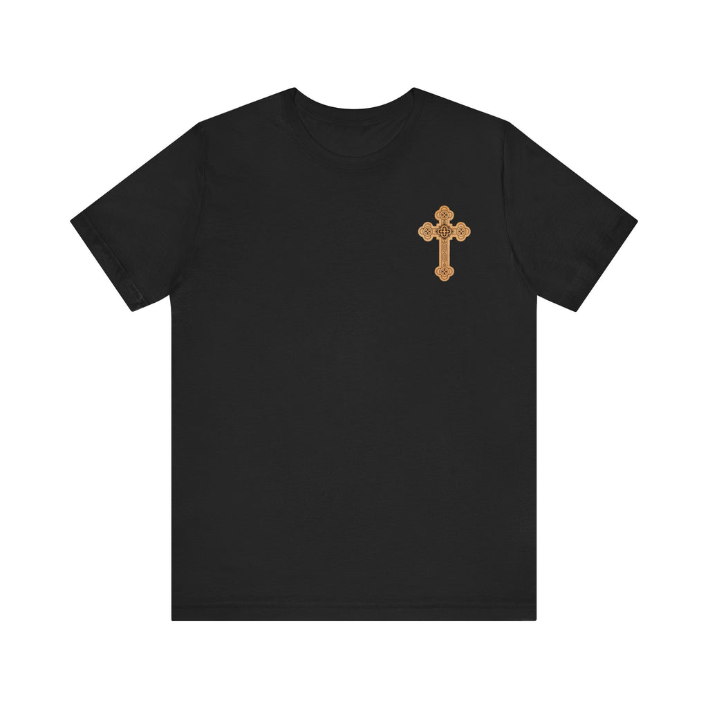 St George the Dragon Slayer Cotton Graphic T-Shirt Orthodox Christian Imagery