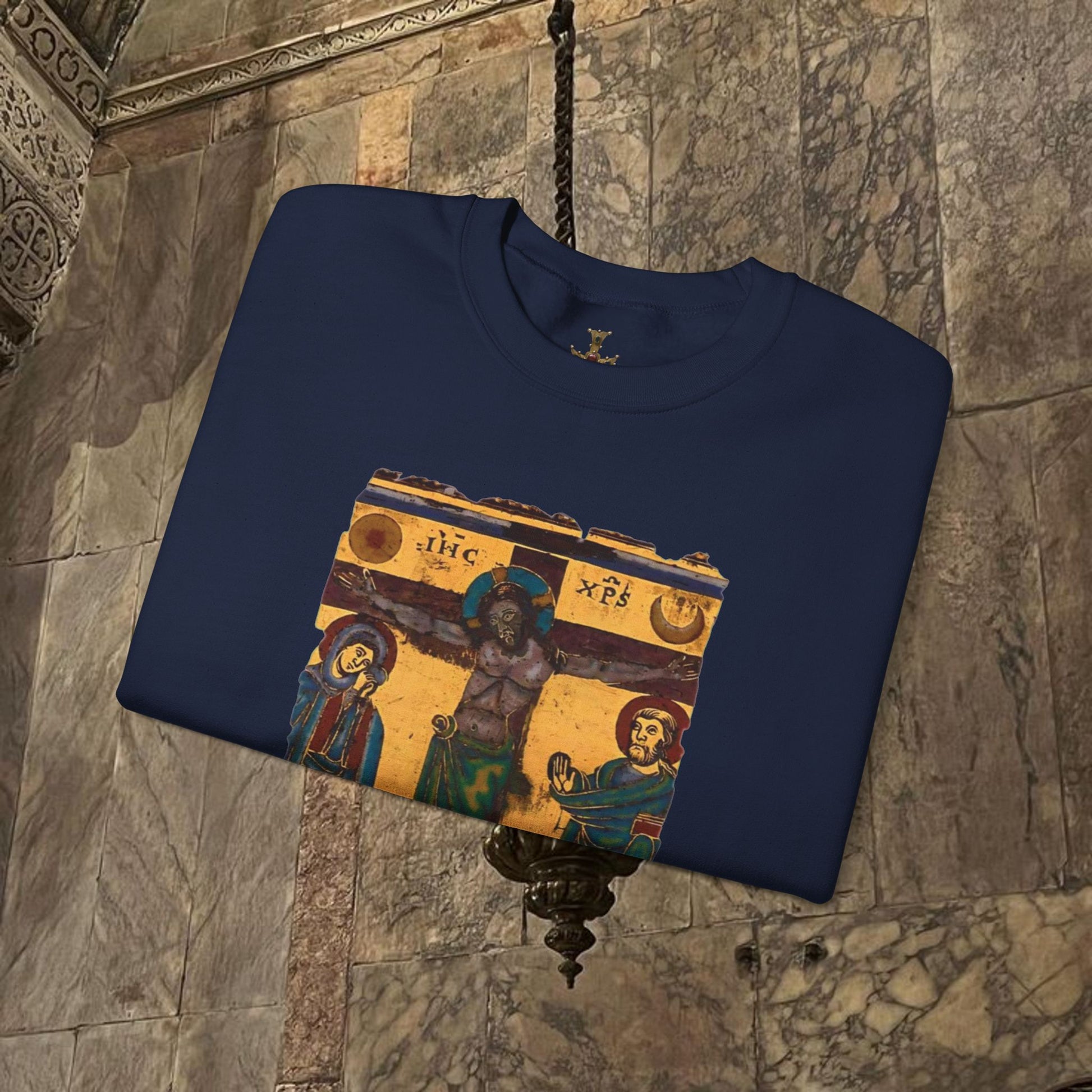 Byzantine art Sweatshirt iconographic desgin