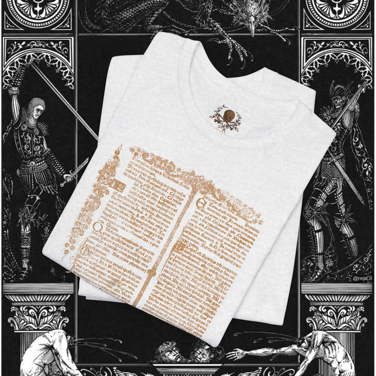 The Circle of Life Medieval Fantasy Inspired Graphic Shirt