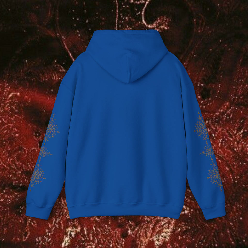 Warrior's Mythos Hooded Sweatshirt, Cozy Classically-Inspired Hoodie