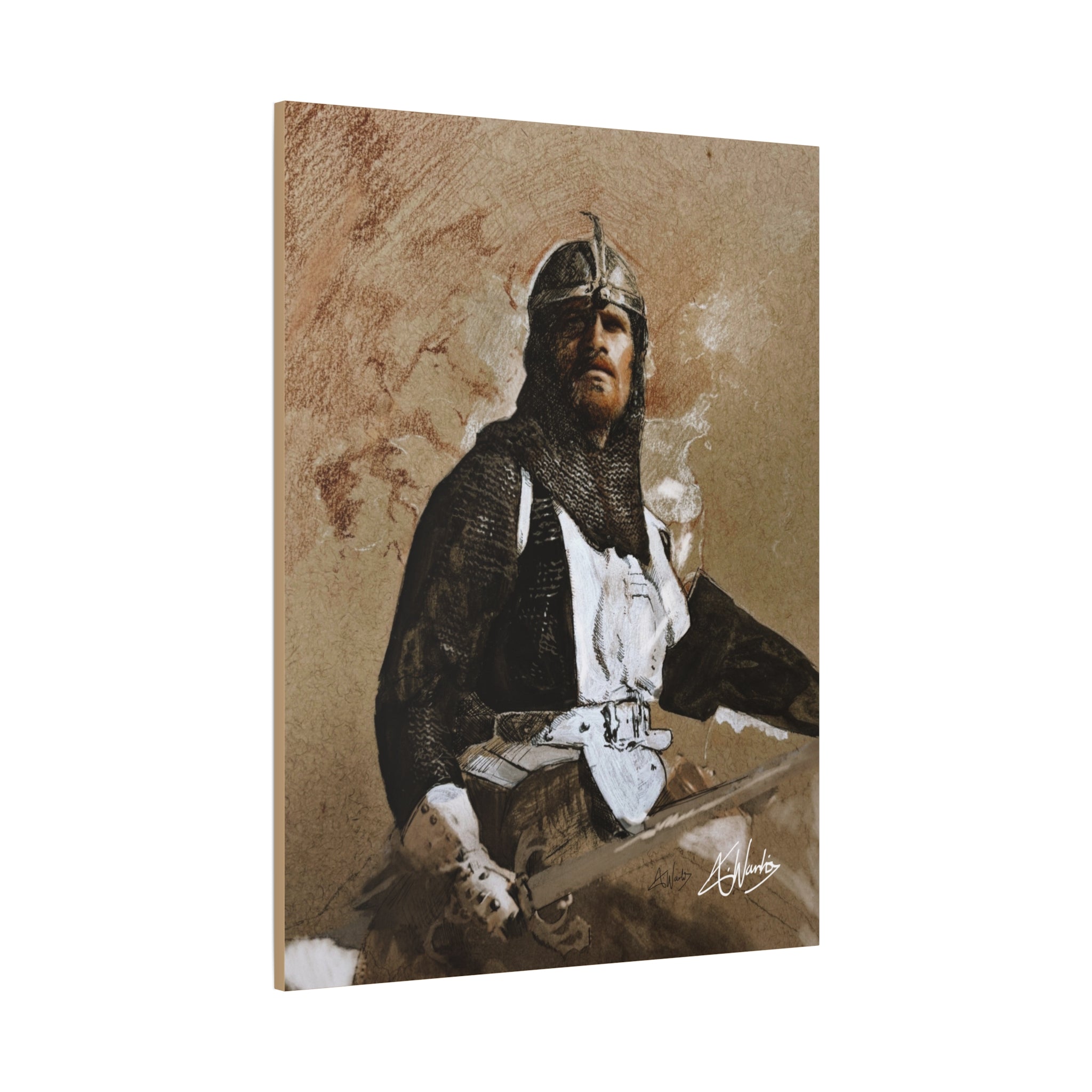 The Knight's Rest Medieval Fantasy Canvas