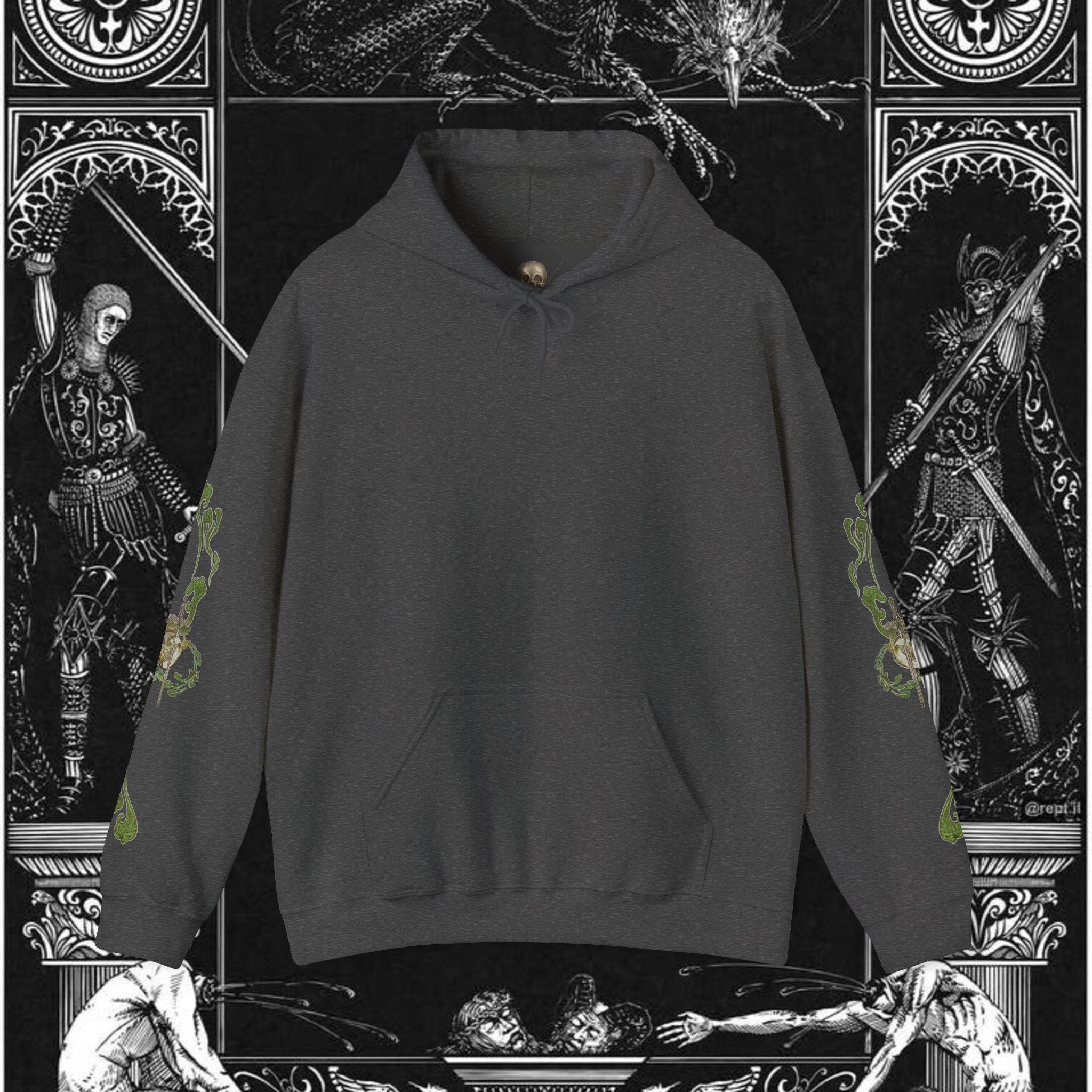 The Last Temptation Medieval Fantasy Graphic Hoodie