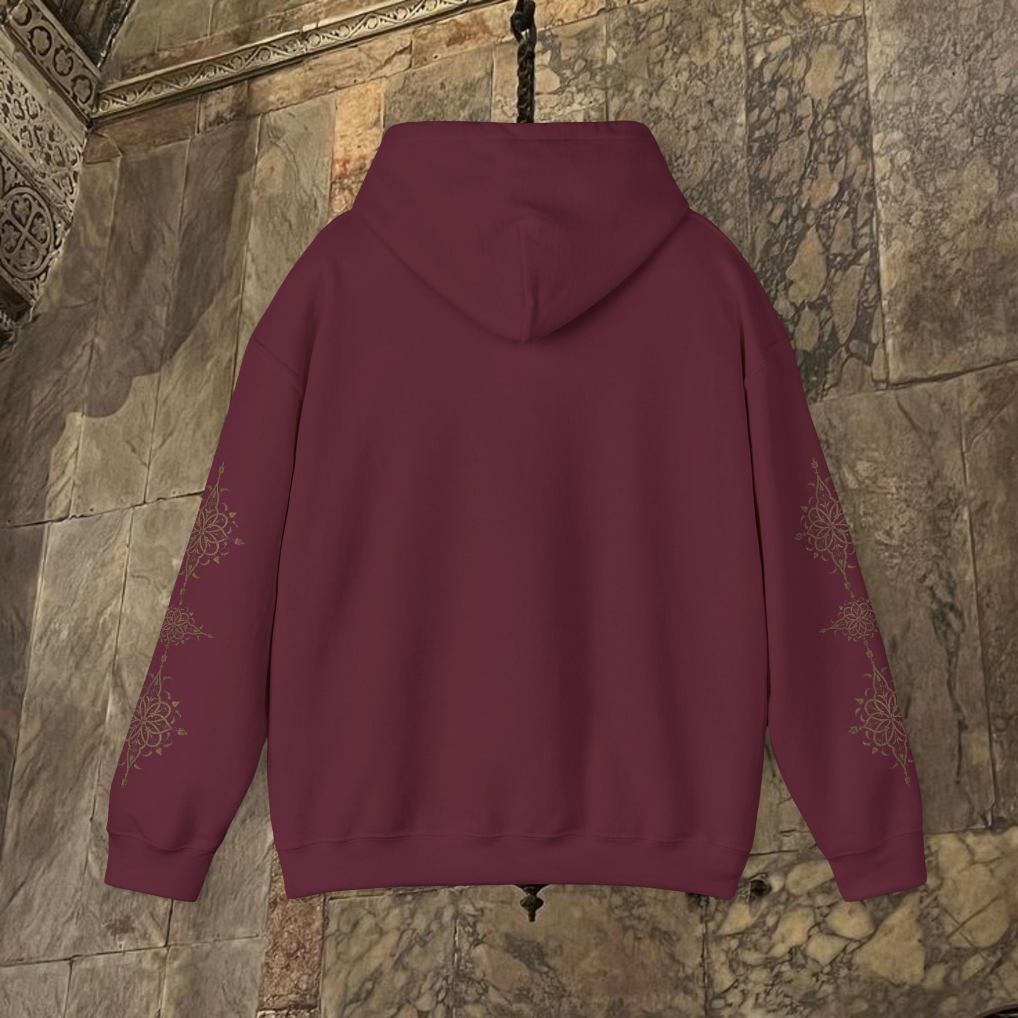 Byzantine Icon Art Hoodie - Classical Religious Design