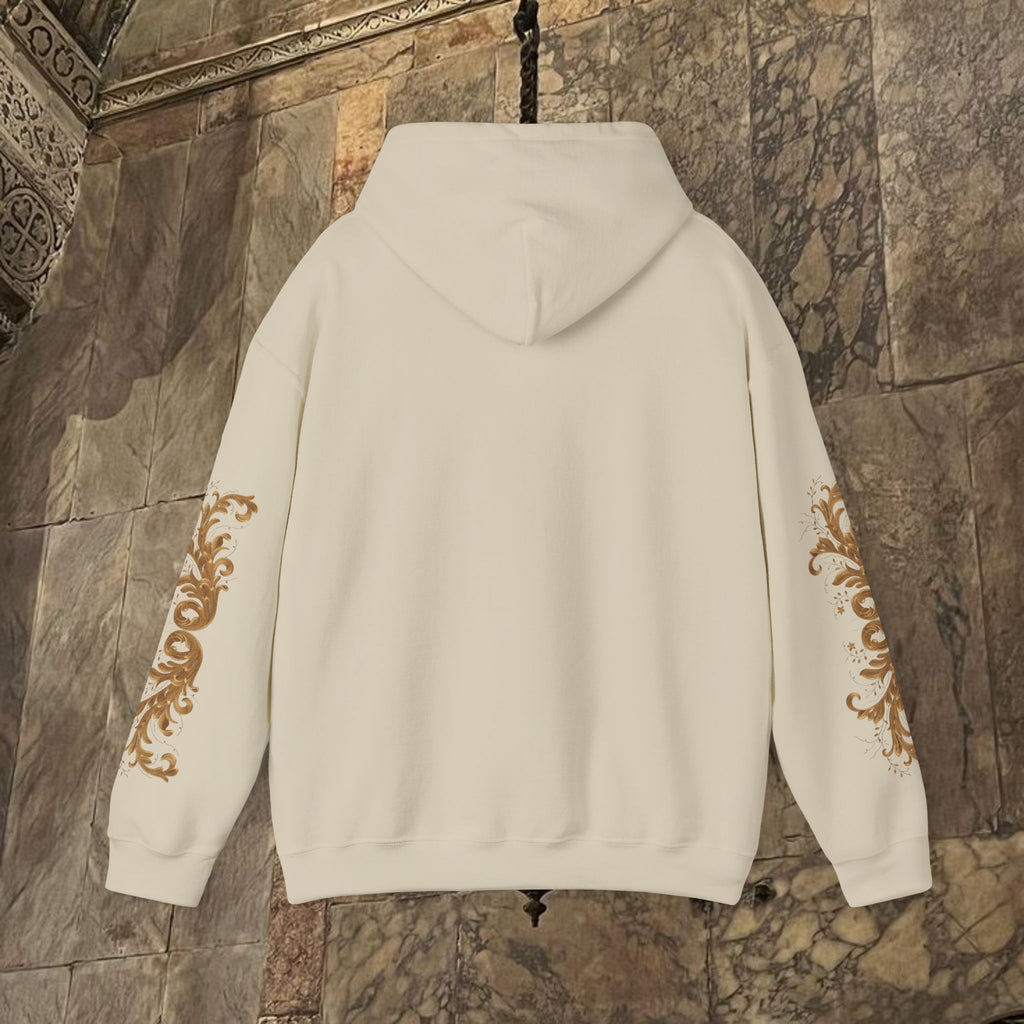 Byzantine Manuscript Art Hoodie - Orthodox Icon Design